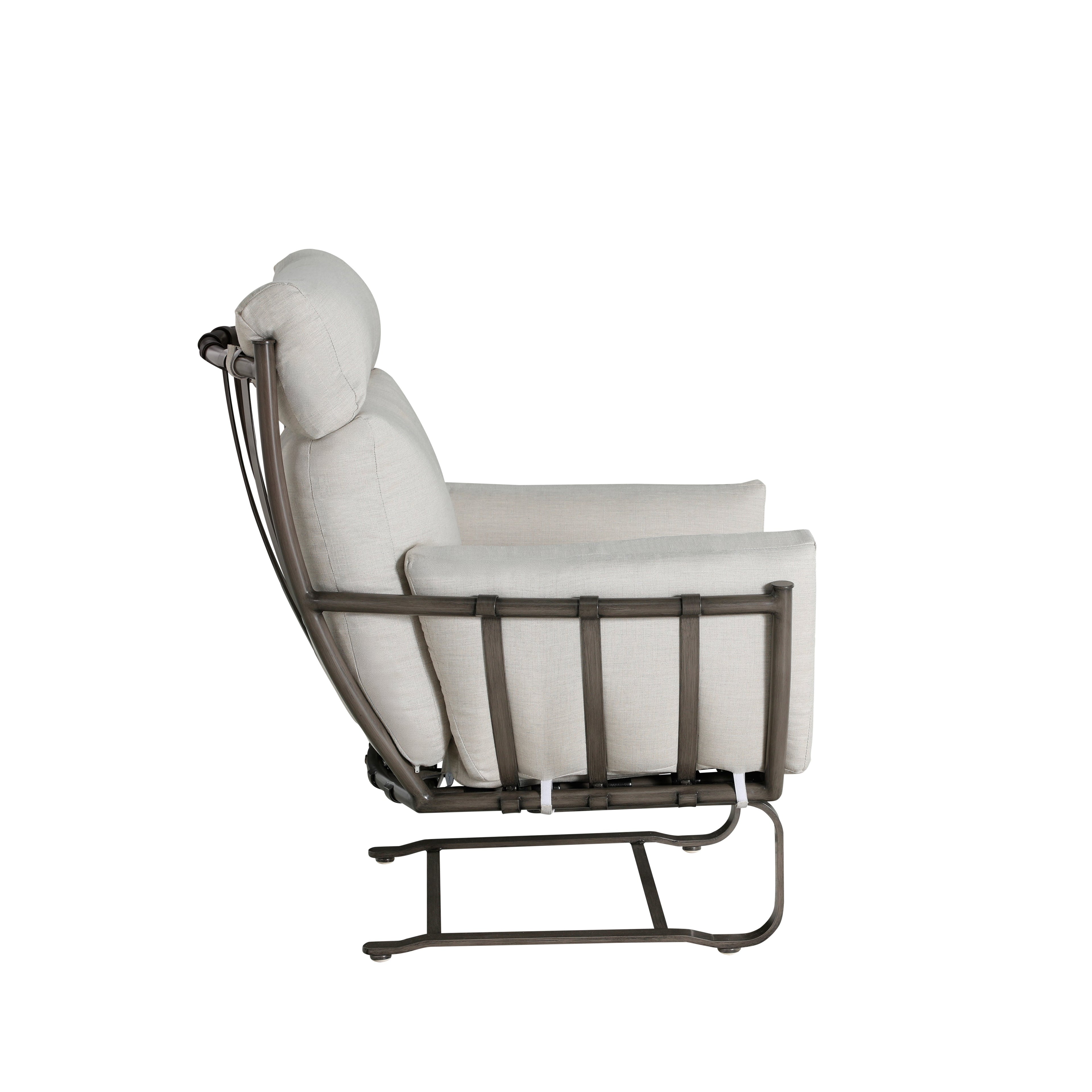 Majorca Aluminum Outdoor Spring Lounge Chair