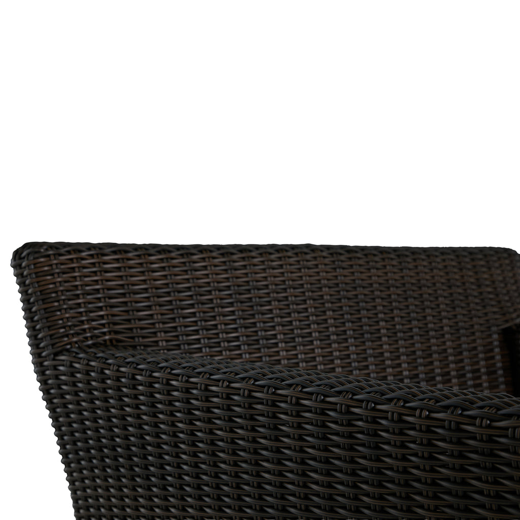 Club Woven Resin Wicker Swivel Glider Chair