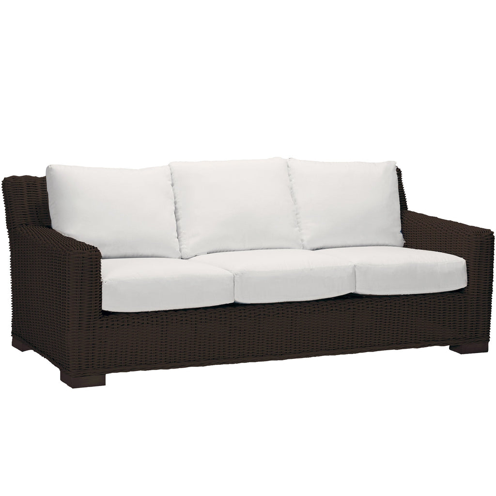 Rustic Resin Wicker Outdoor Sofa