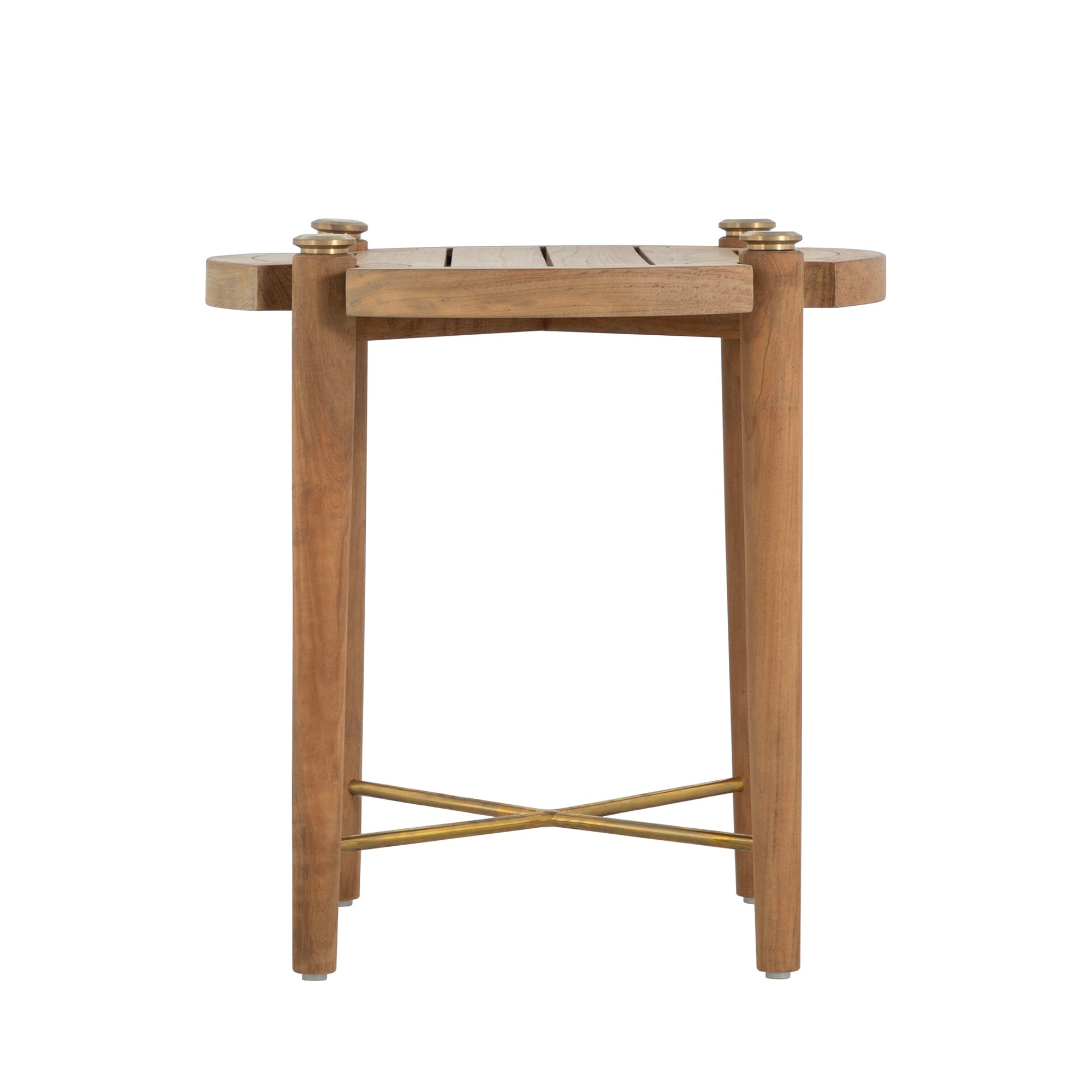 Pacifica Teak 22" Round Outdoor End Table