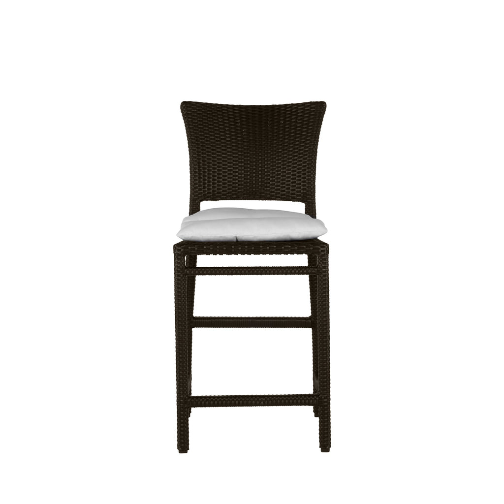Skye Woven Resin Wicker Outdoor Counter Stool