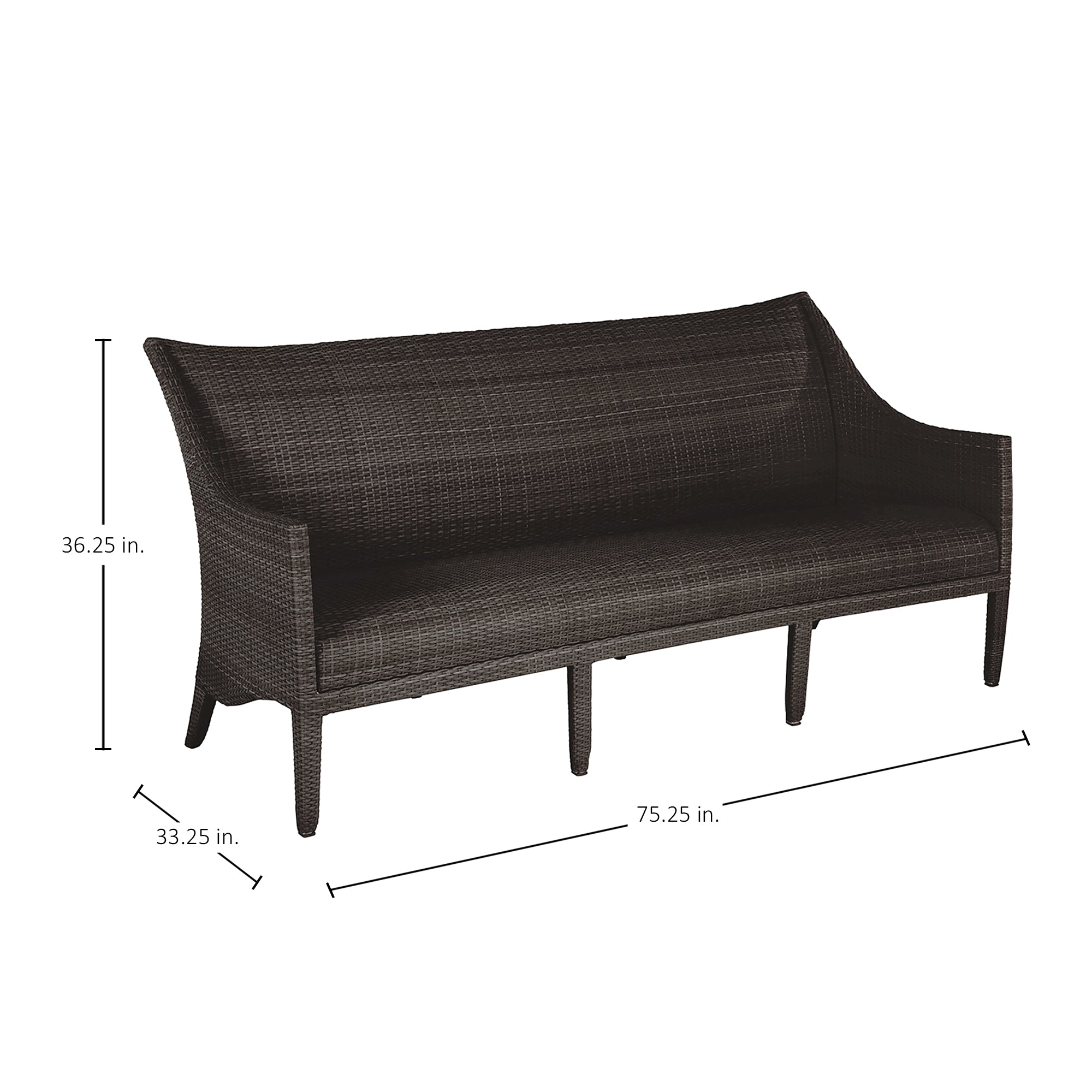 Athena Plus Resin Wicker Outdoor Sofa