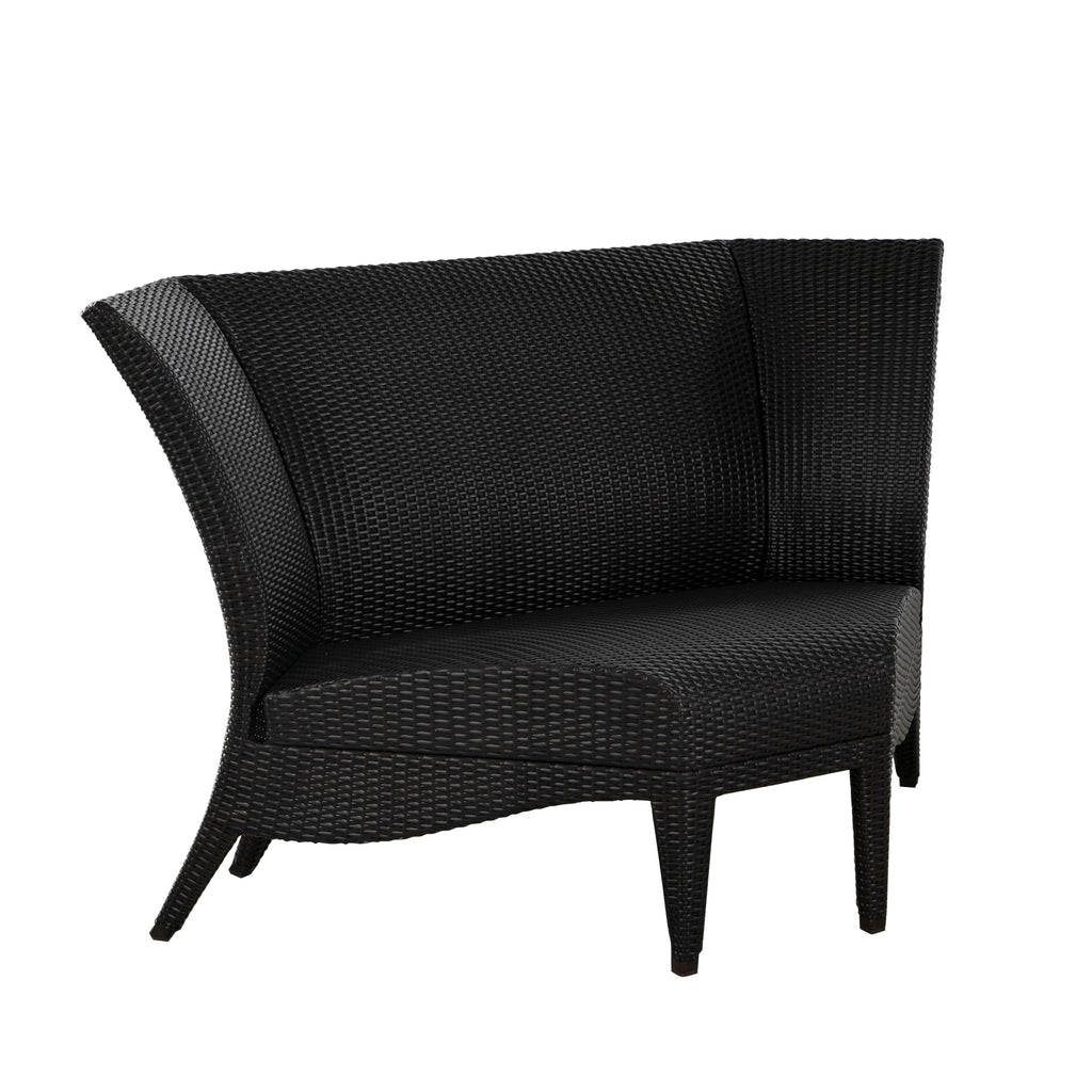 Athena Plus Wicker Corner Slipper Sectional Sofa