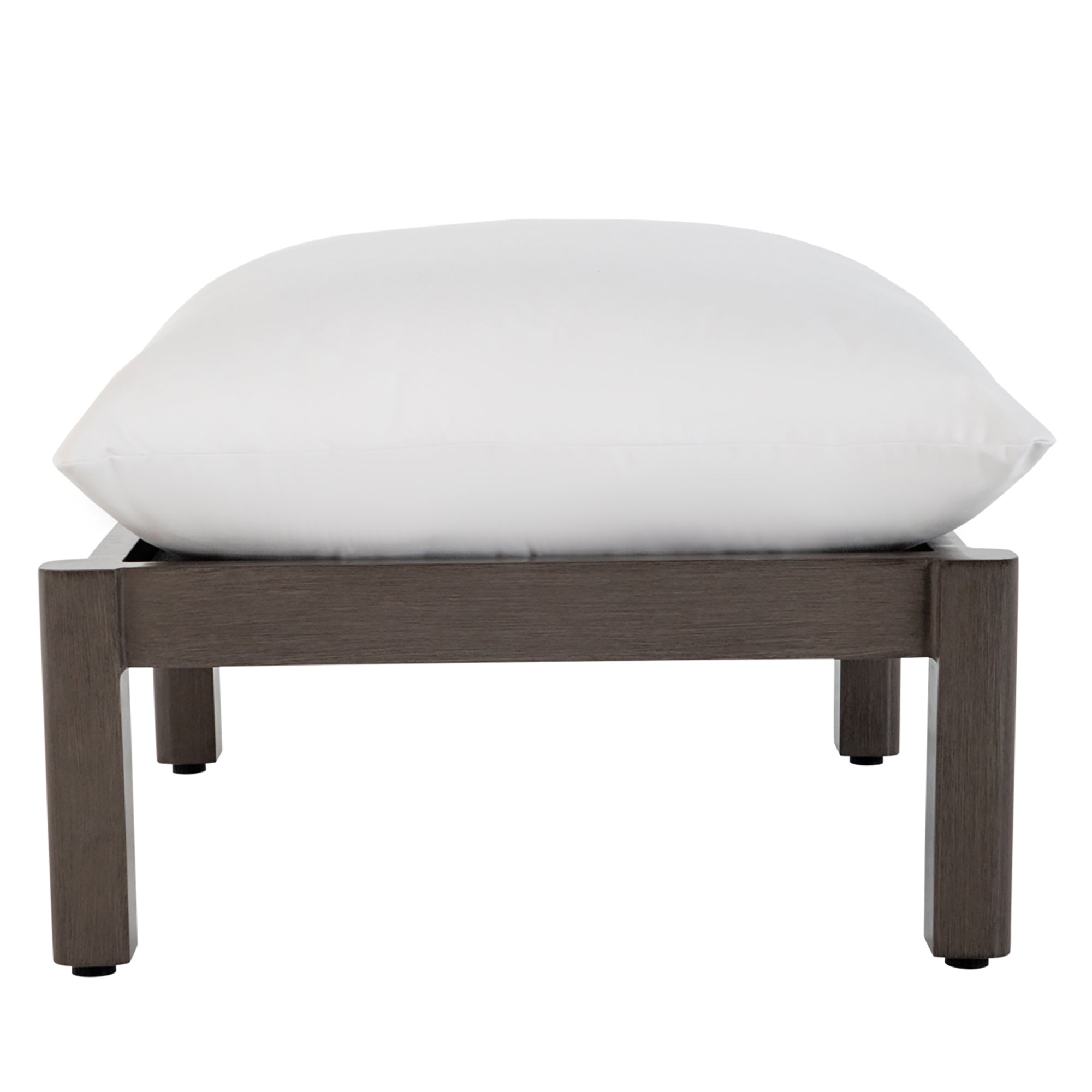 Monterey Aluminum Outdoor Woven Ottoman