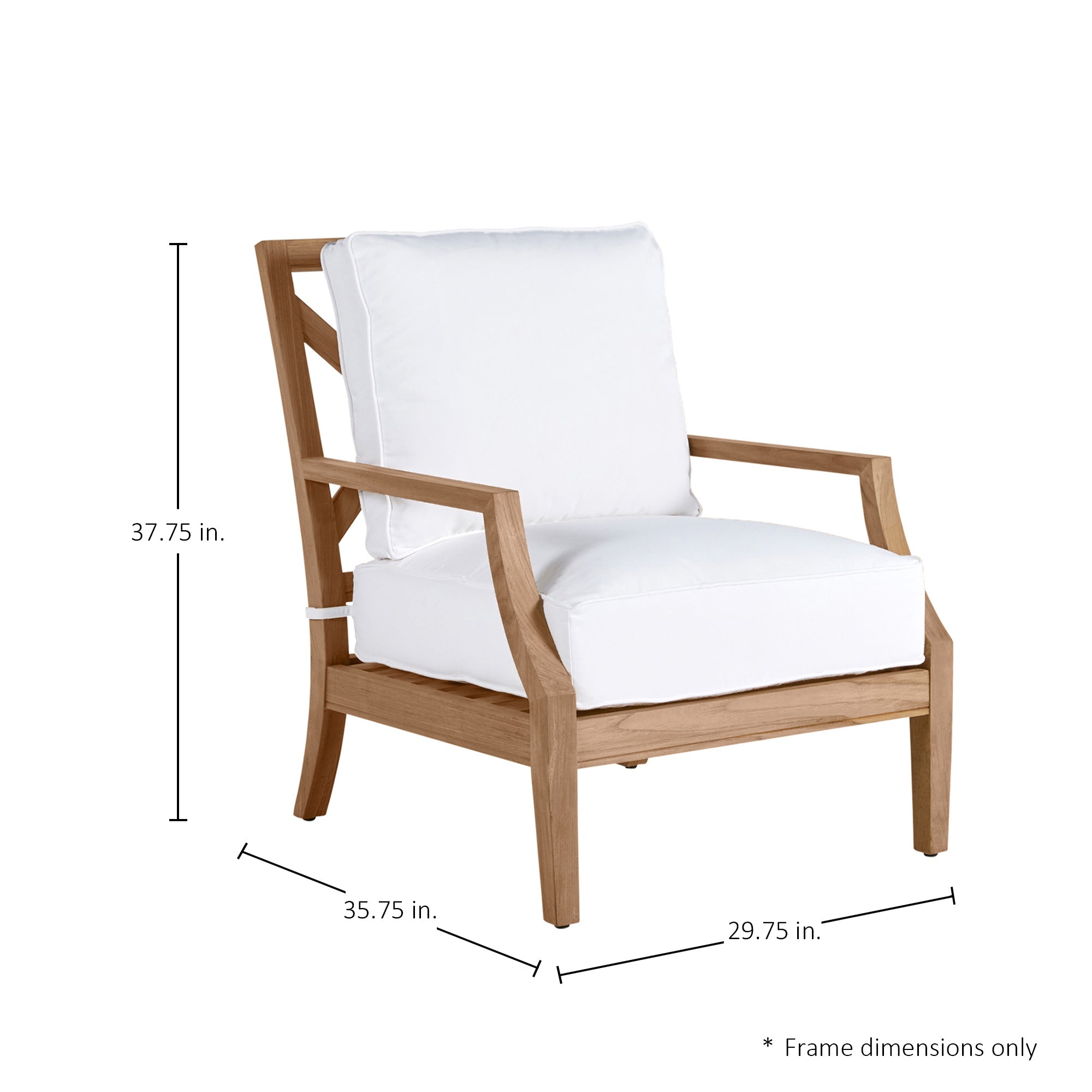 Haley Teak Outdoor Lounge Chair