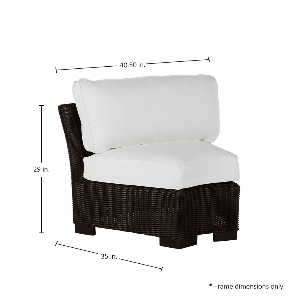 Club Woven Inside Outdoor Round Corner Chair