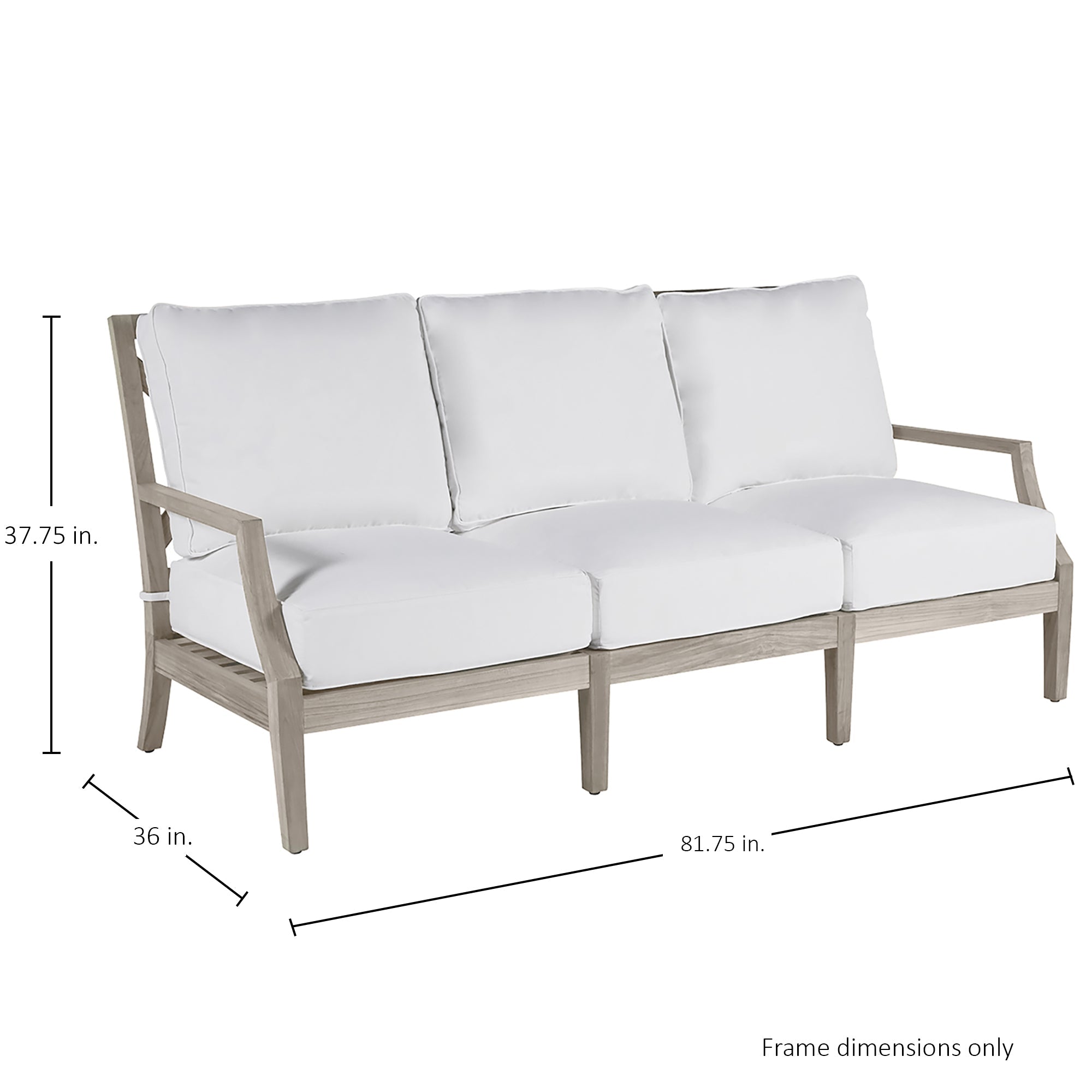 Haley Teak Outdoor Sofa