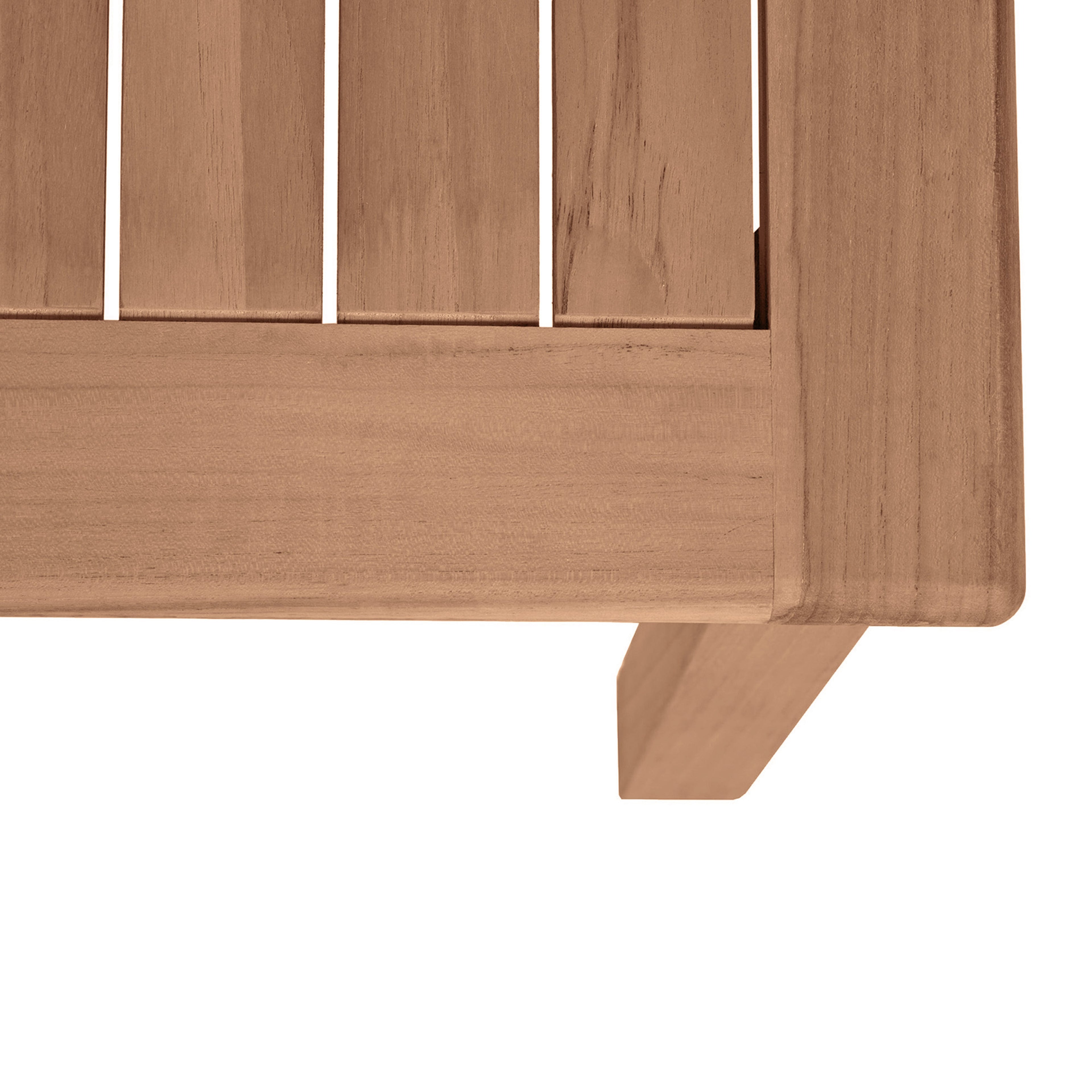Club Teak 42.25" Square Outdoor Dining Farm Table