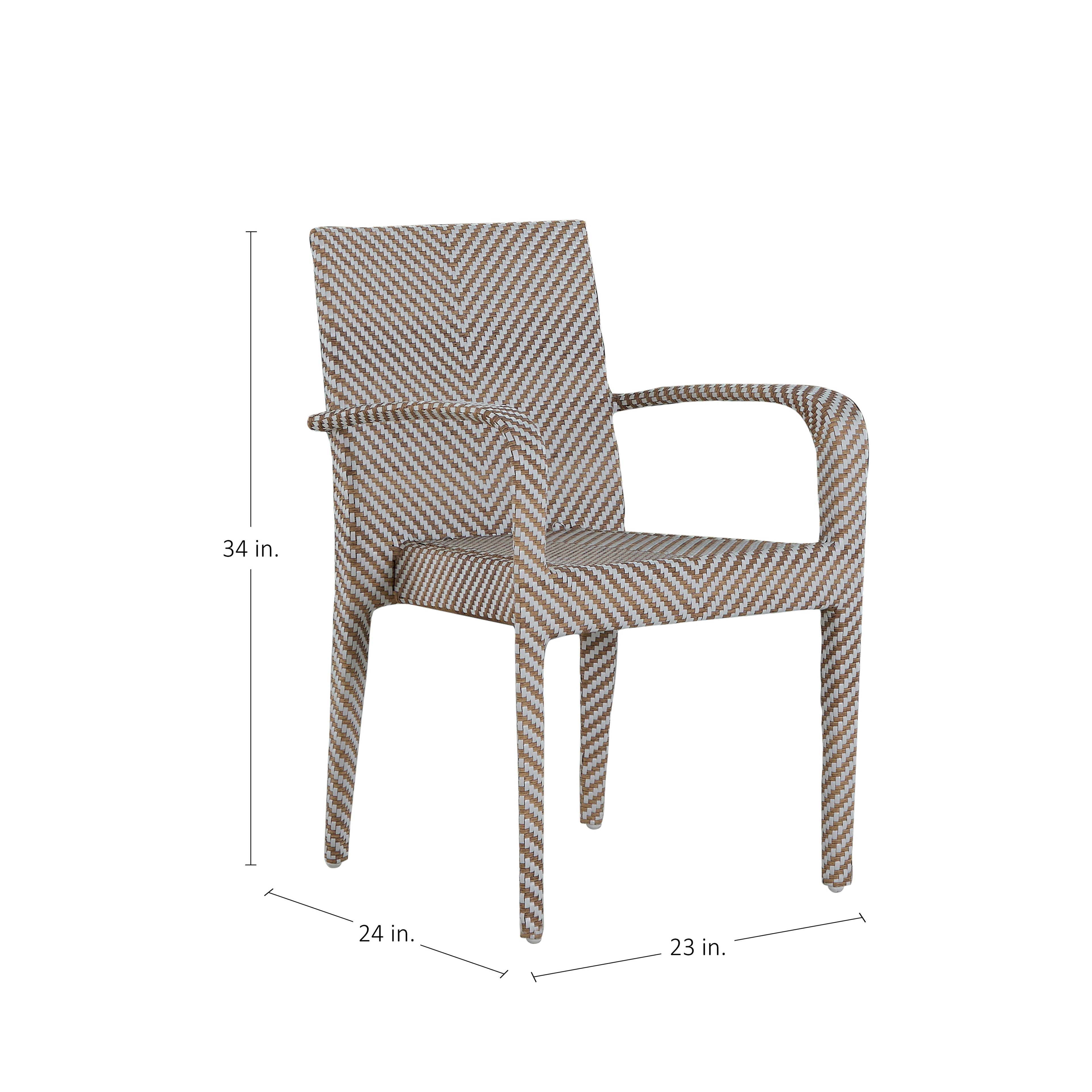 Bari Stacking Arm Chair