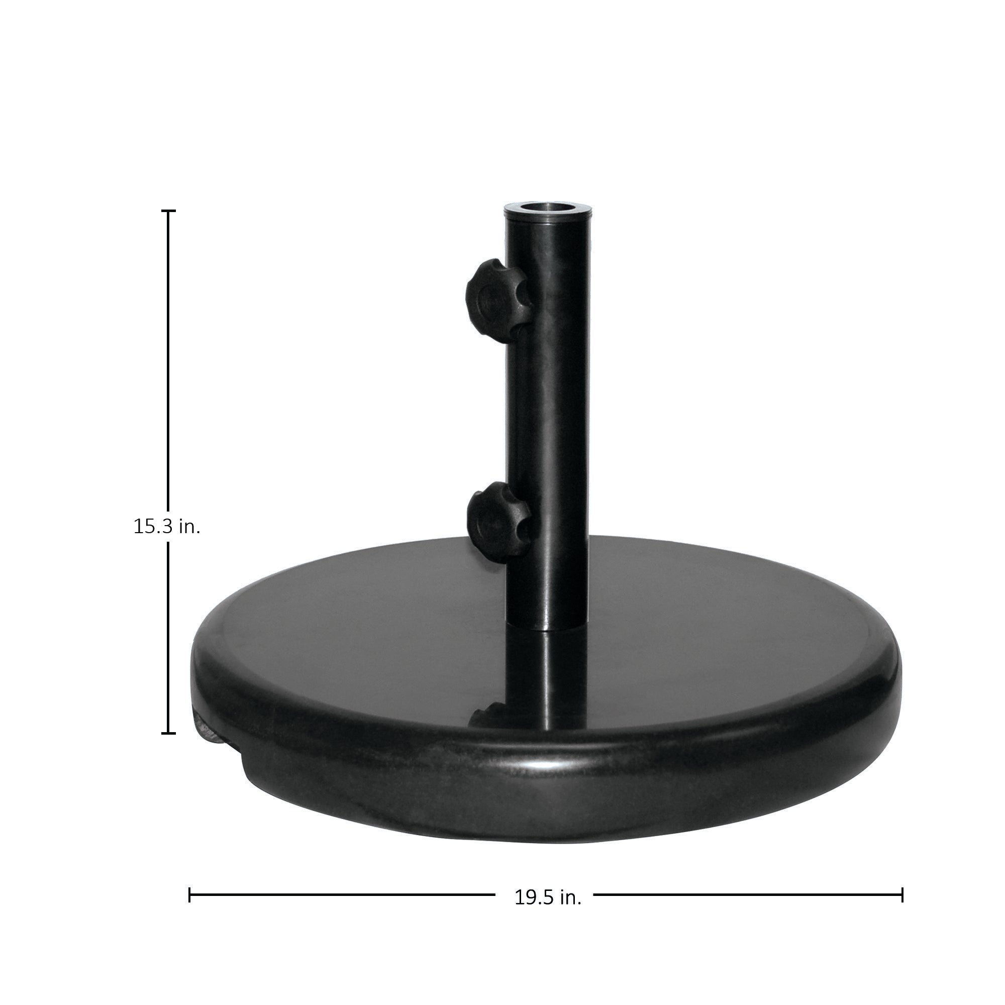 Ebony Granite Umbrella Base (74 Lbs)