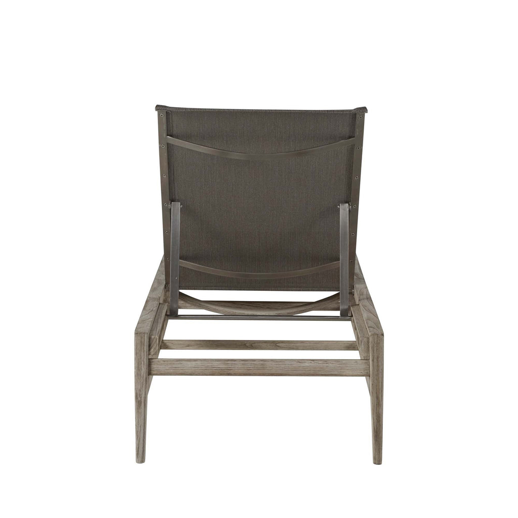 Coast Teak Outdoor Armless Chaise Lounge