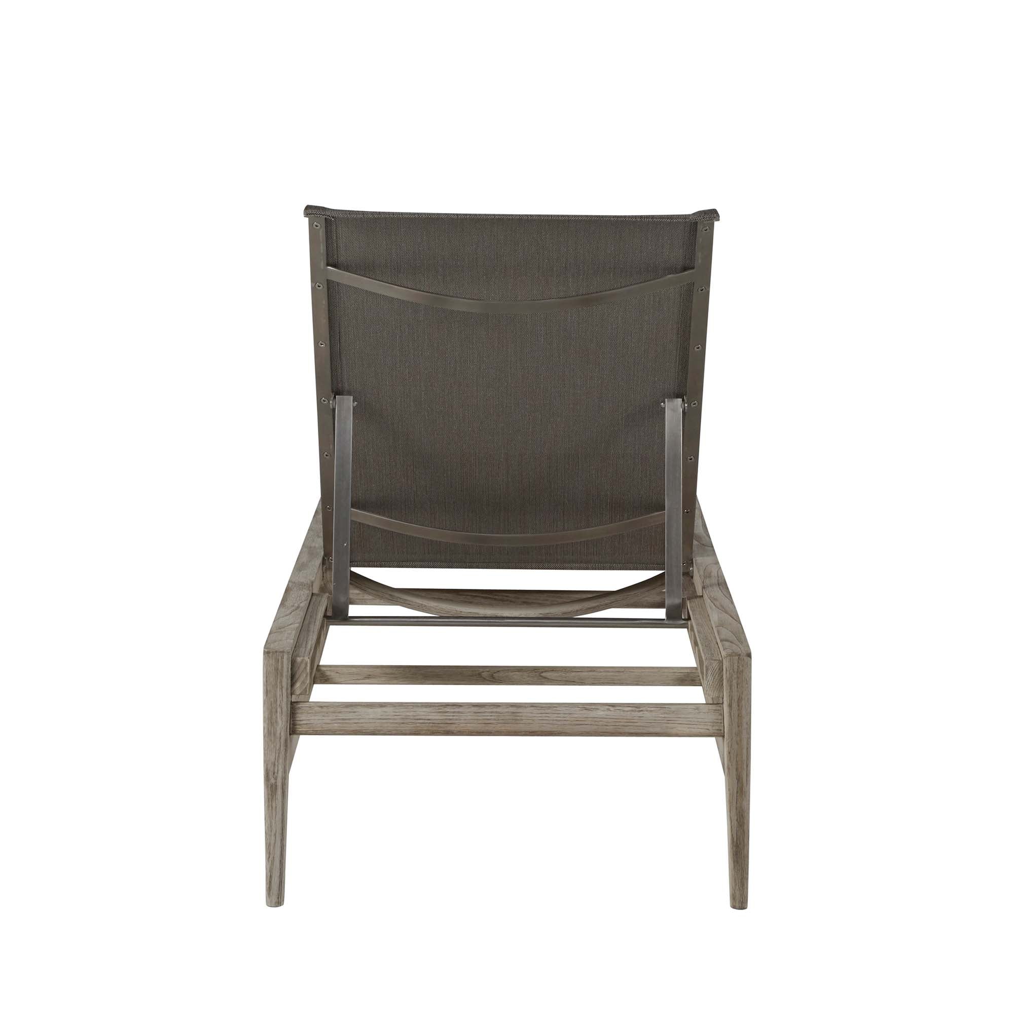Coast Teak Outdoor Armless Chaise Lounge
