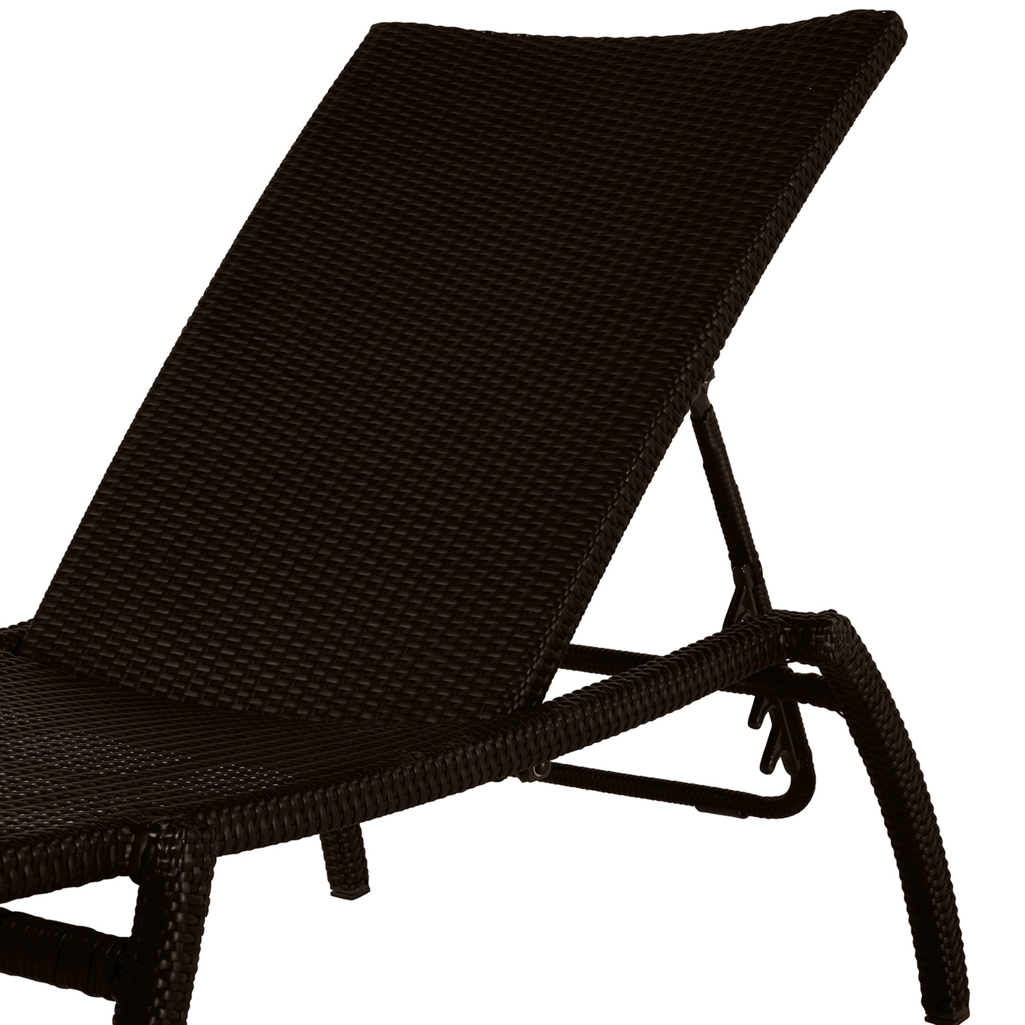 Skye Wicker Outdoor Armless Chaise Lounge