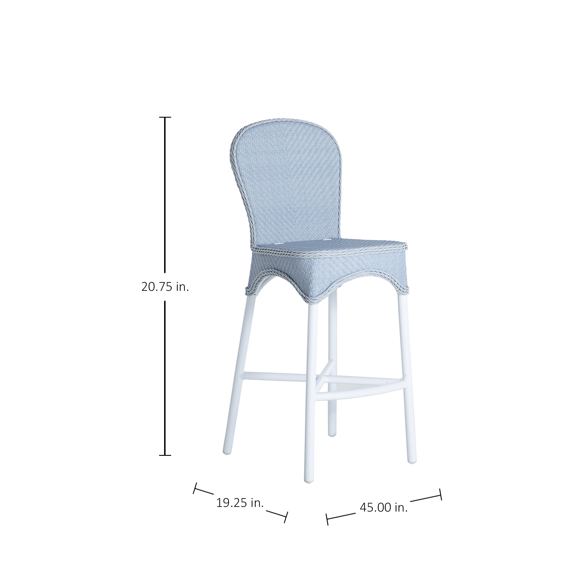 Savoy N-Dura Resin Wicker Outdoor Bar Stool