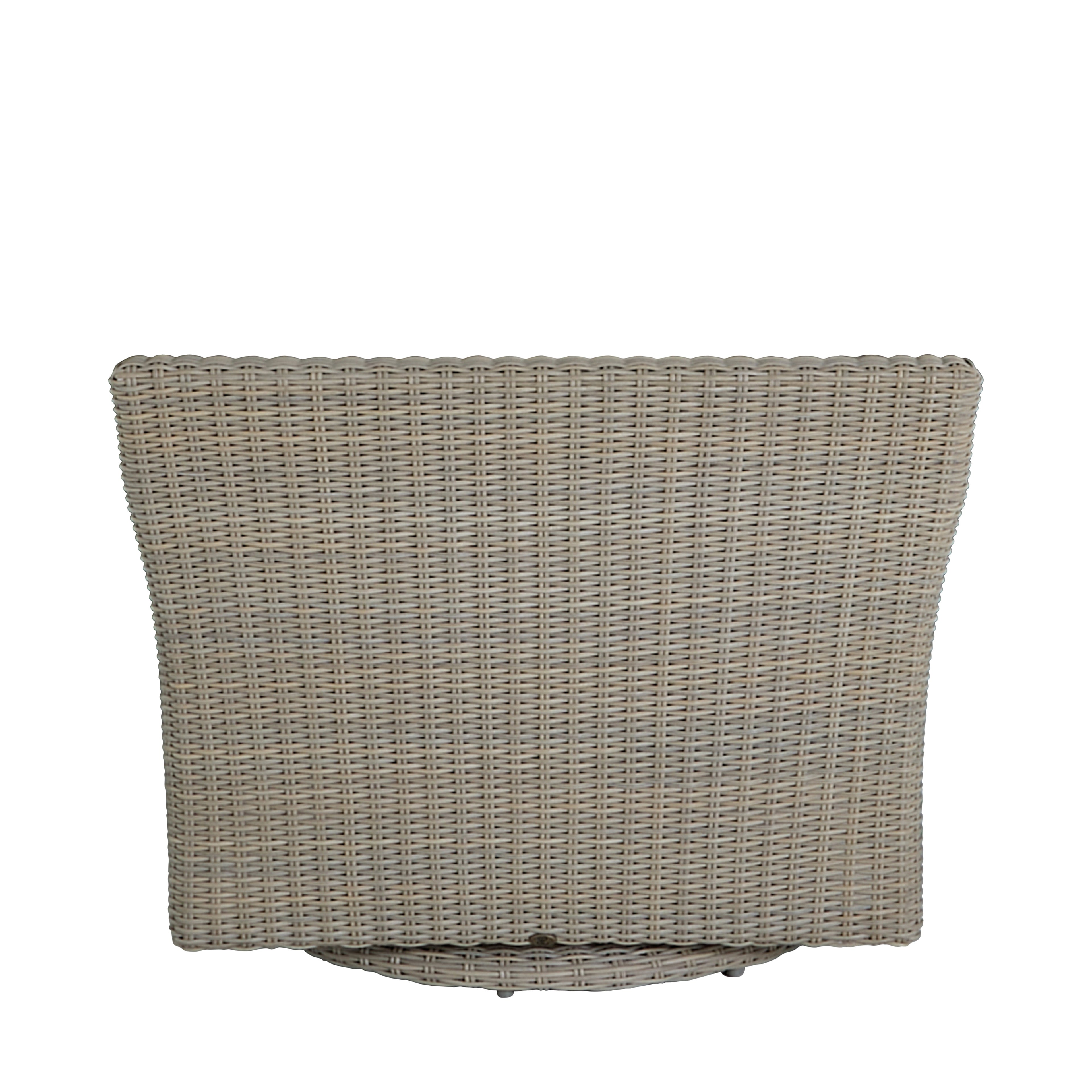 Club Woven Resin Wicker Swivel Glider Chair