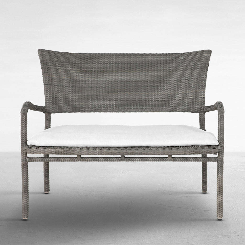 Skye N-Dura Resin Wicker Outdoor Woven Bench