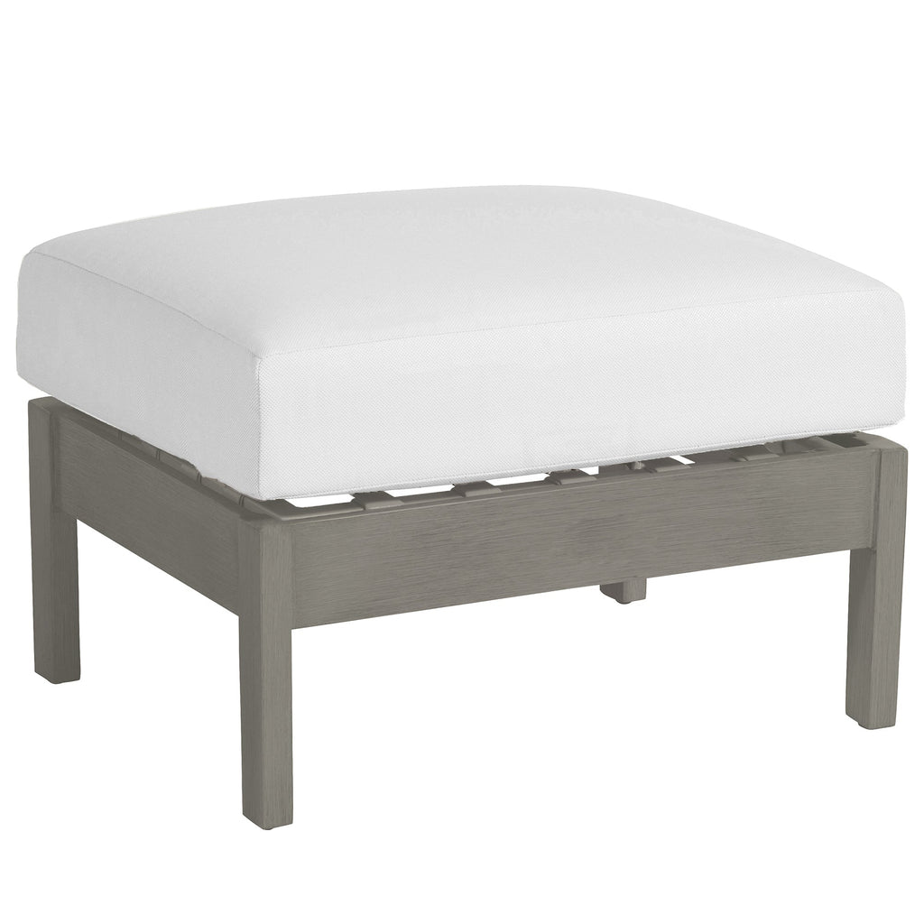 Kennebunkport Aluminum Outdoor Woven Ottoman