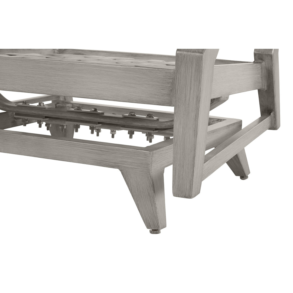 Croquet Cast Aluminum Spring Lounge Chair