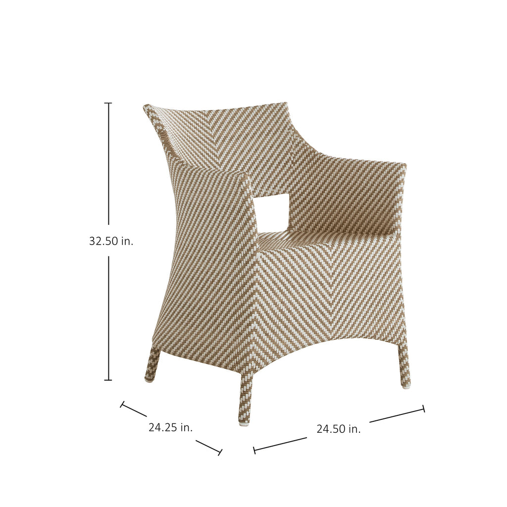 Bari N-Dura Resin Wicker Outdoor Arm Chair