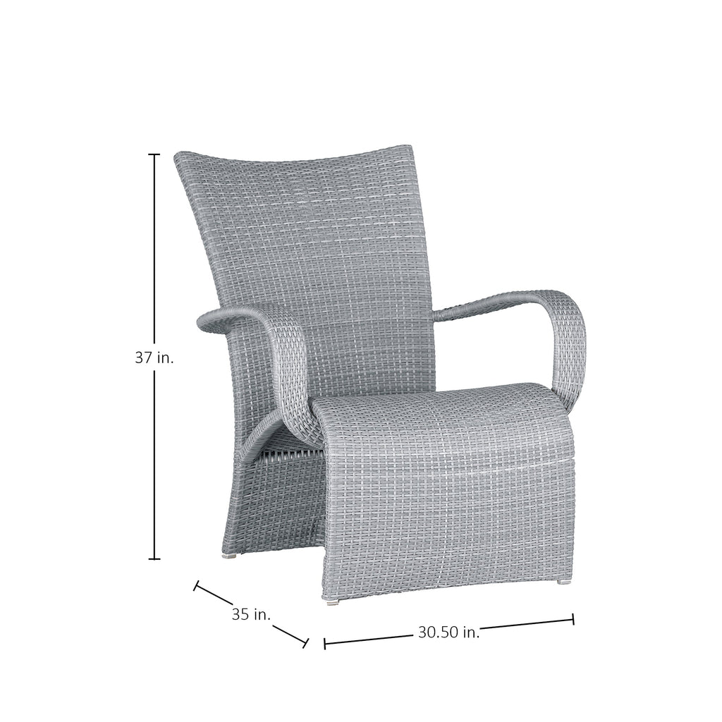Halo N-Dura Resin Wicker Outdoor Lounge Chair
