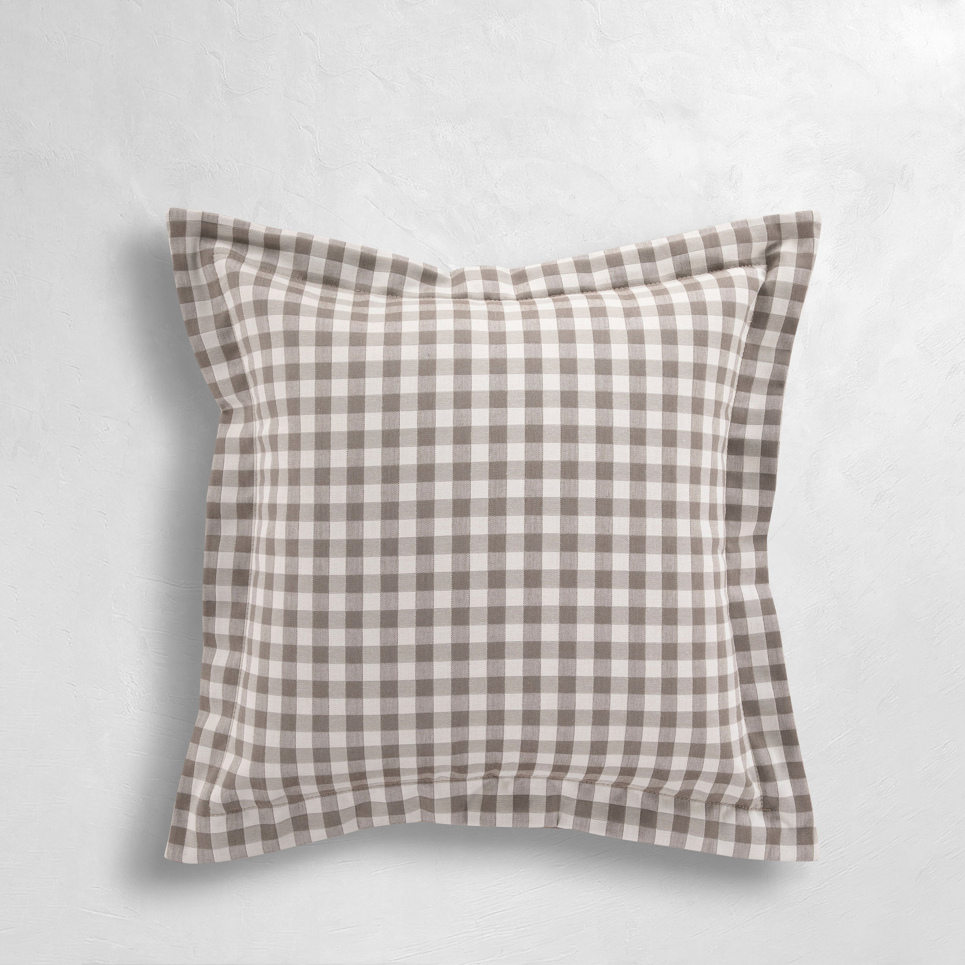Check Plaid Outdoor Throw Pillow