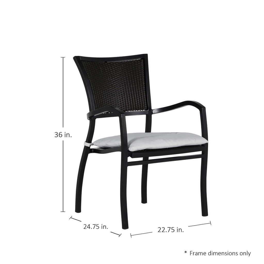 Aire N-Dura Resin Wicker Outdoor Arm Chair