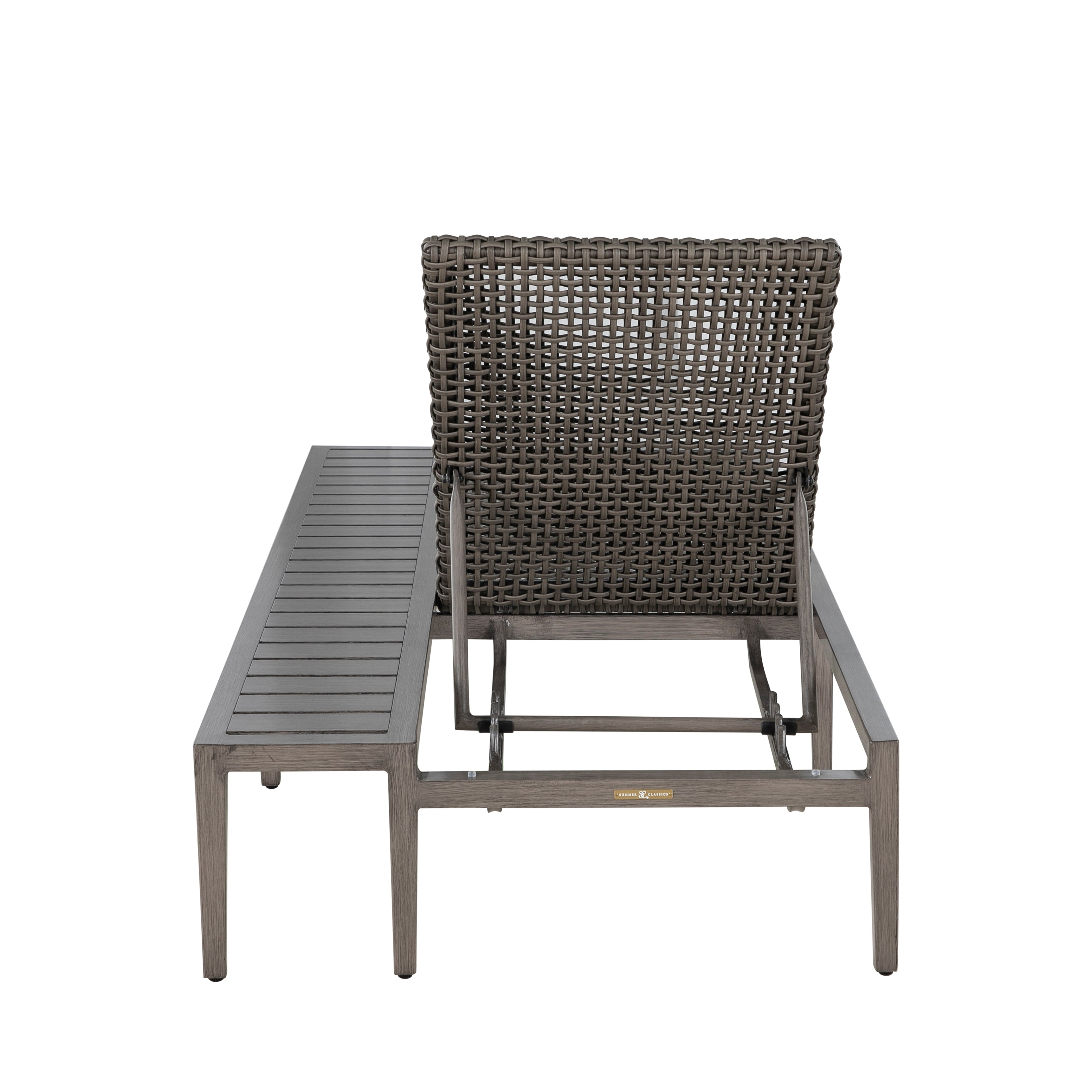 Harbor Wicker Outdoor Armless Chaise Lounge