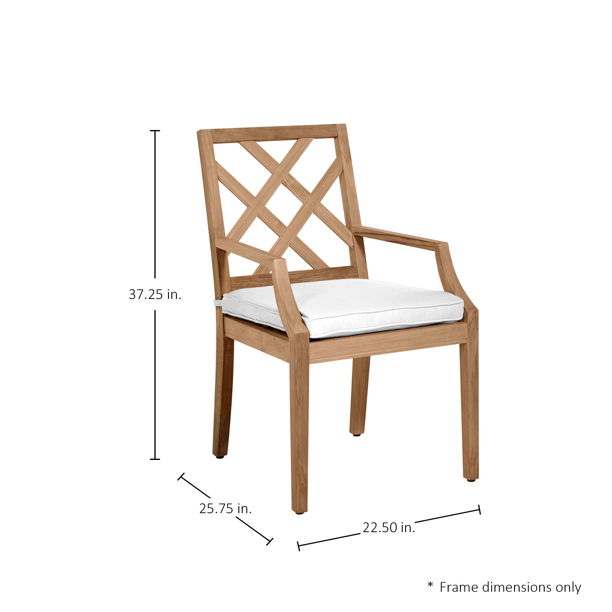 Haley Teak Outdoor Arm Chair