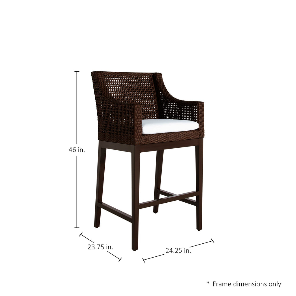 Peninsula N-Dura Resin Outdoor Bar Stool