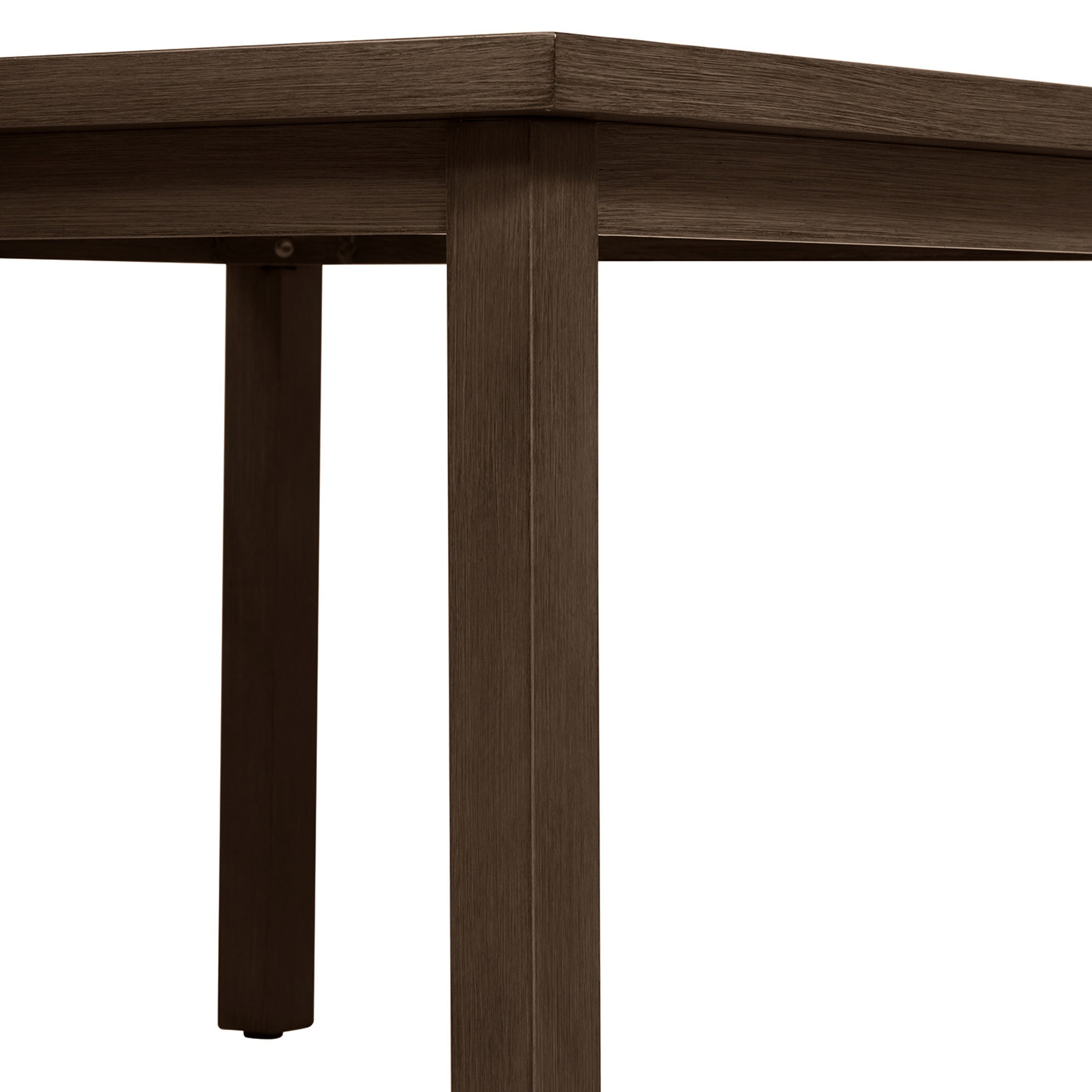 Club Aluminum 43" Square Outdoor Dining Table