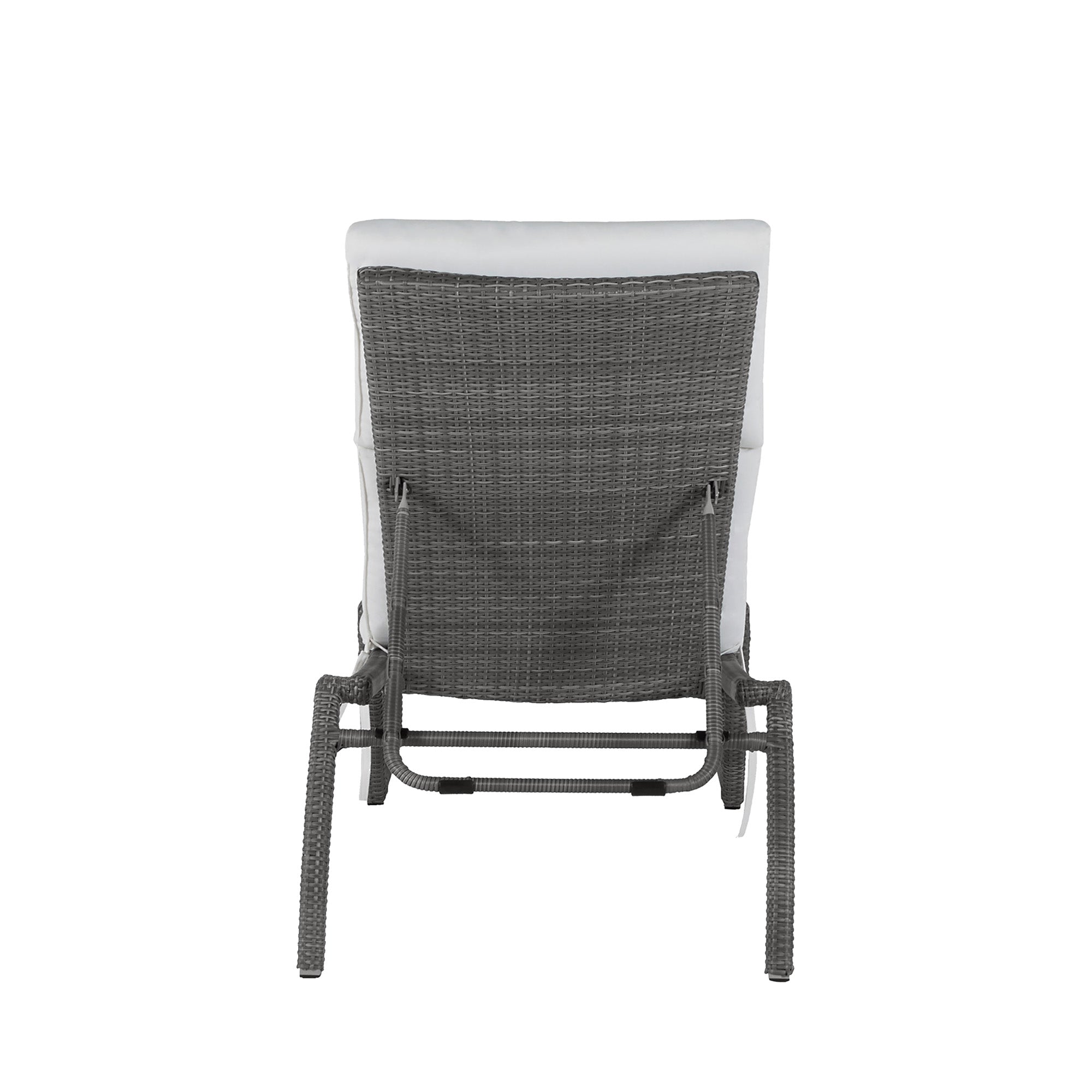 Skye Wicker Outdoor Armless Chaise Lounge