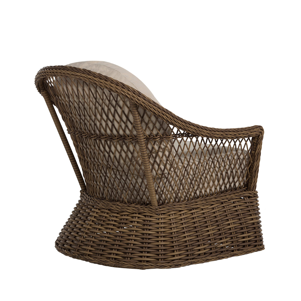 Soho Woven Resin Wicker Outdoor Lounge Chair