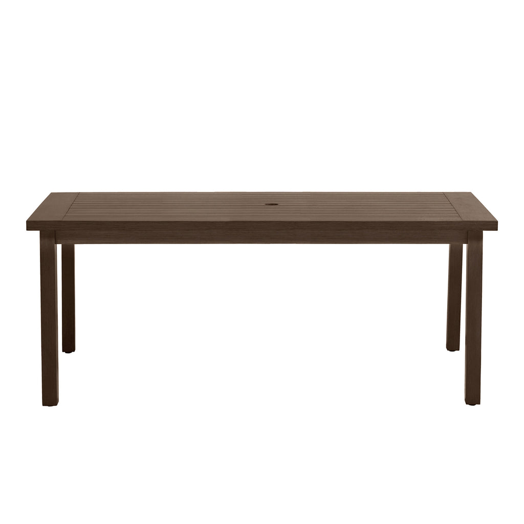 Club Rectangle Outdoor Slatted Dining Table