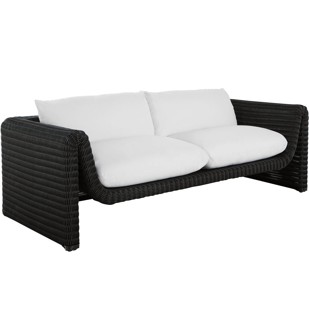 Como Resin Wicker Sofa
