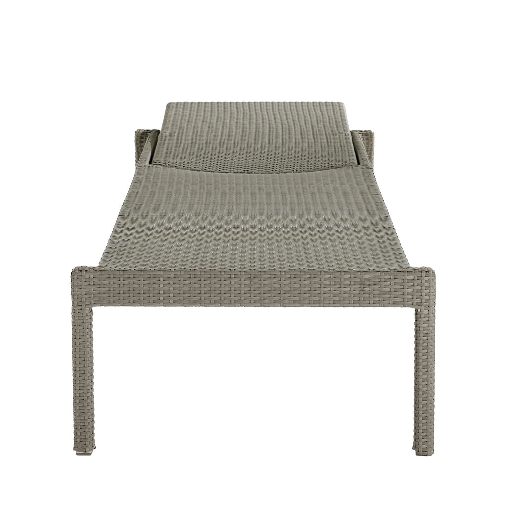 Nathan Wicker Outdoor Armless Chaise Lounge