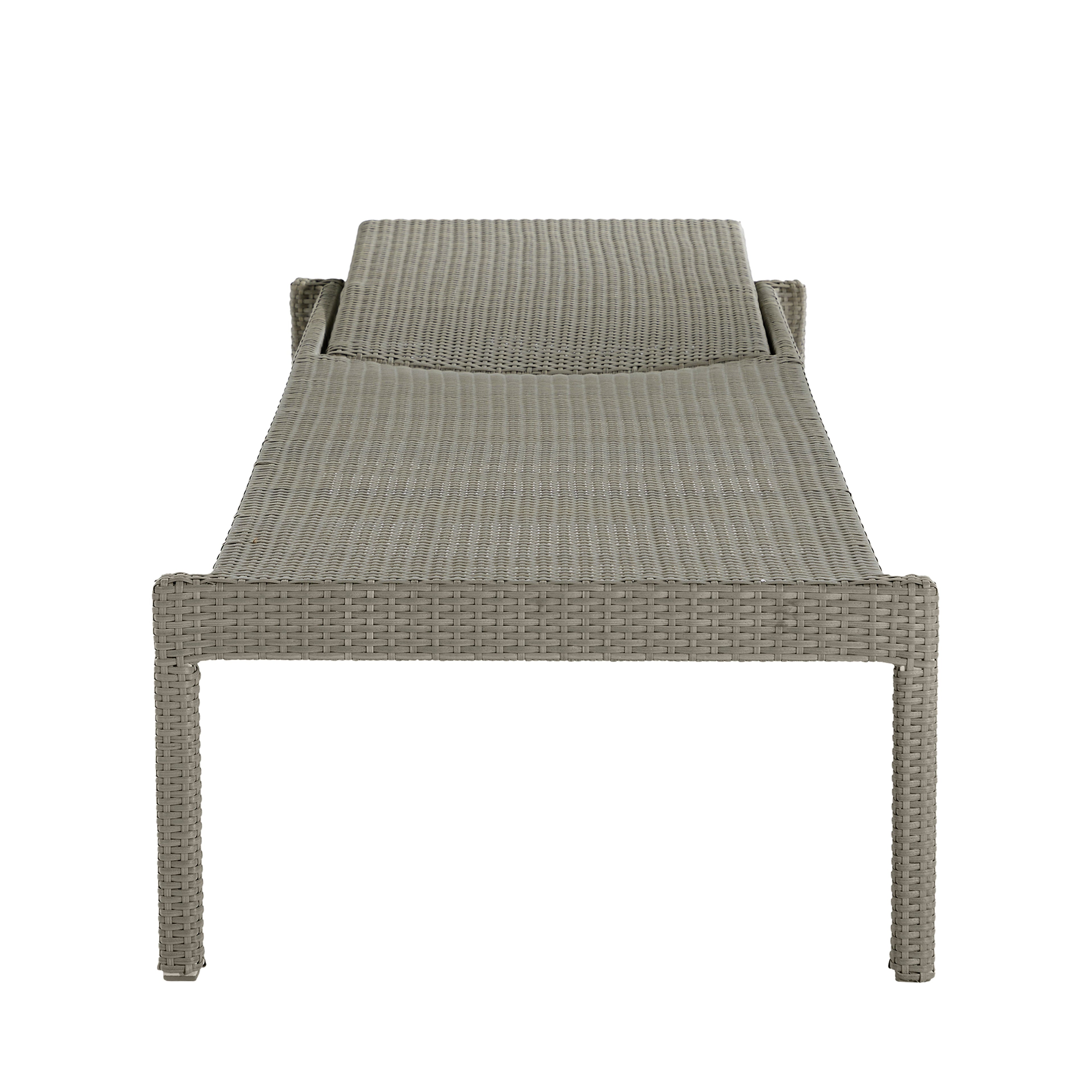 Nathan Wicker Outdoor Armless Chaise Lounge