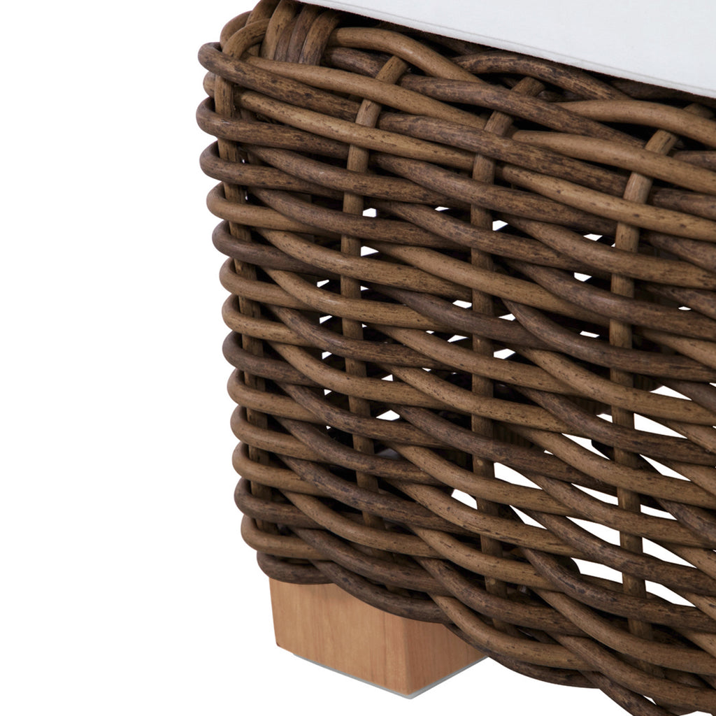 Montauk Wicker Right Arm Facing Lounge Chair