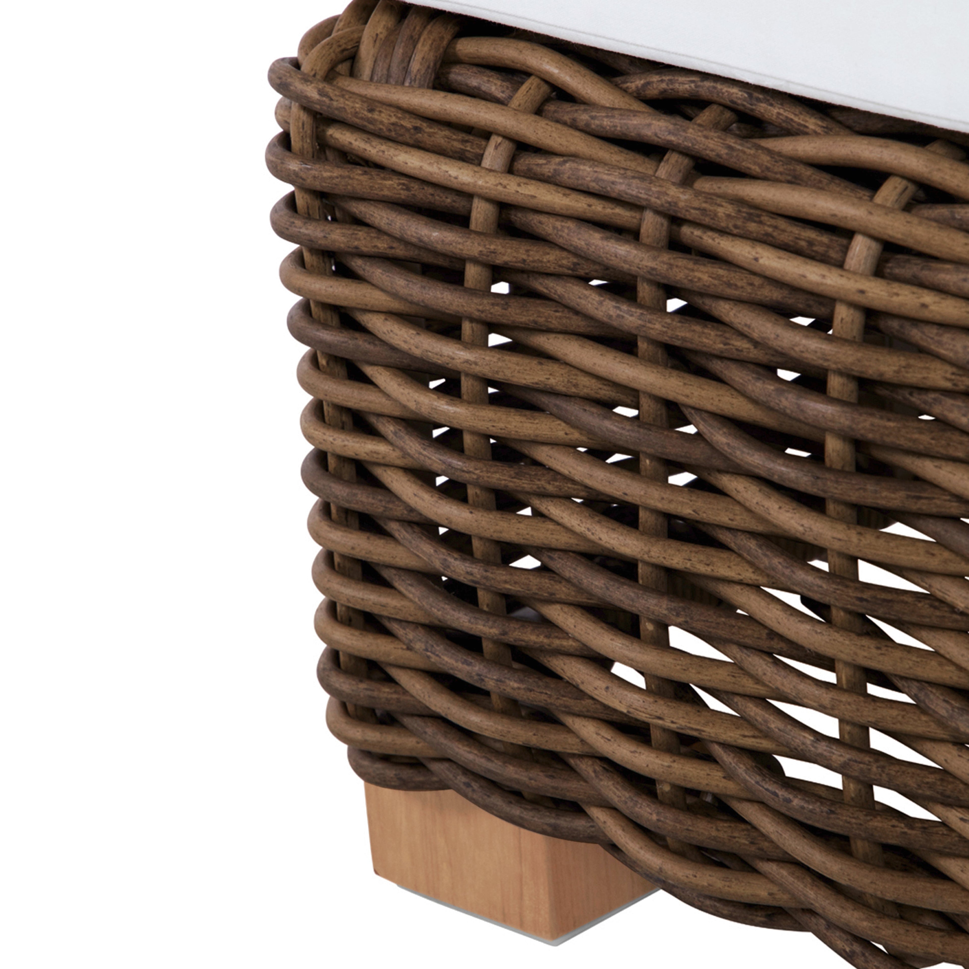 Montauk Wicker Right Arm Facing Lounge Chair