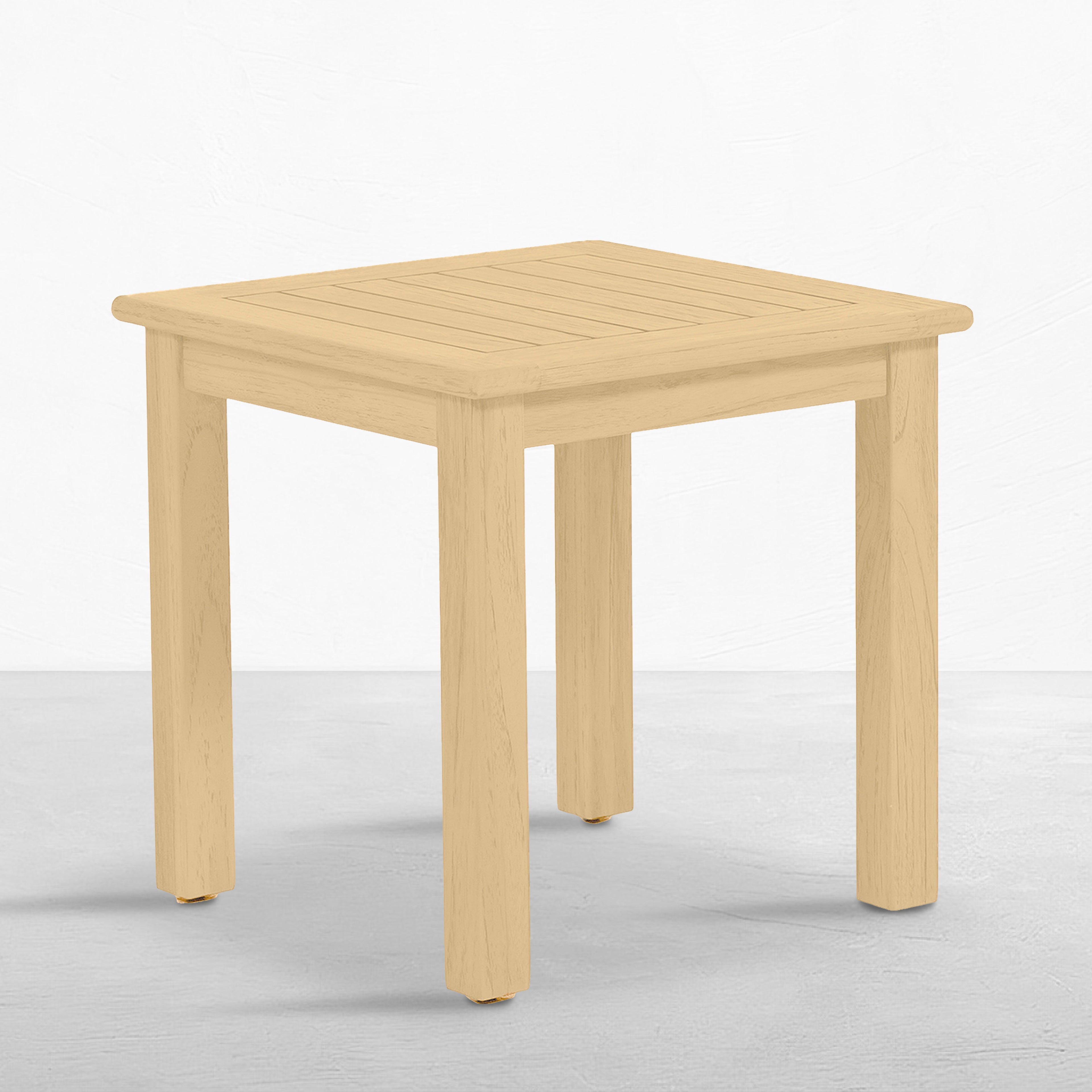 Portside Resin Square Outdoor Four Leg Side Table
