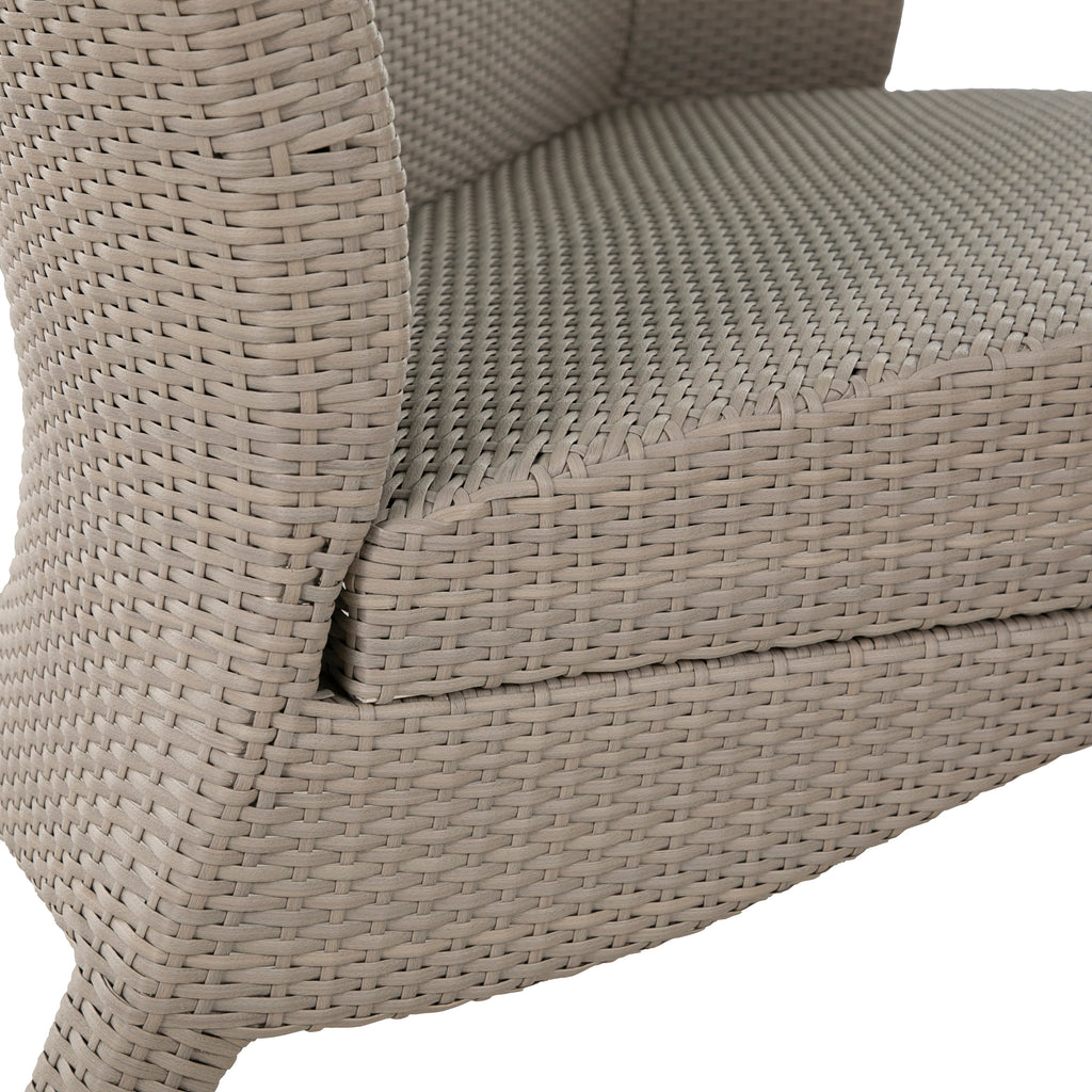 Athena Plus Wicker Corner Slipper Sectional Sofa