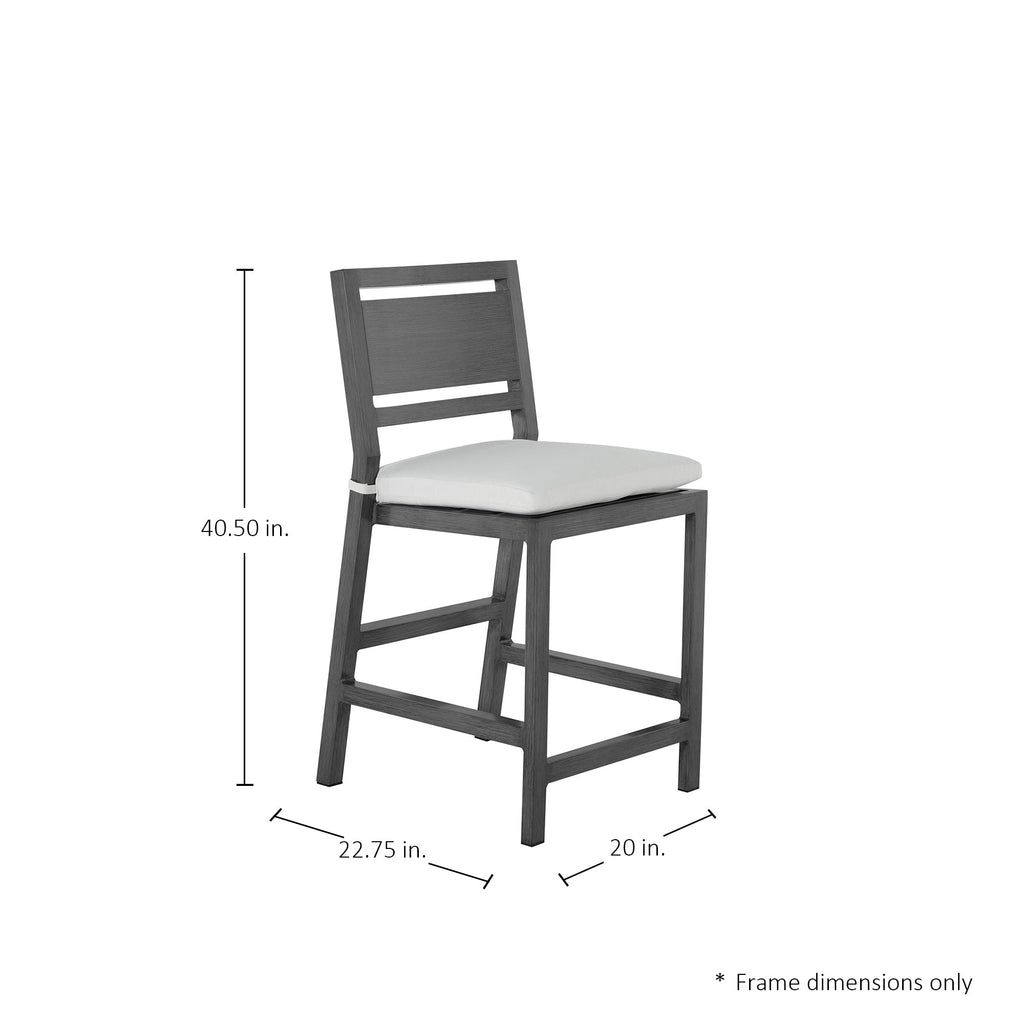 Avondale Aluminum Outdoor Counter Stool