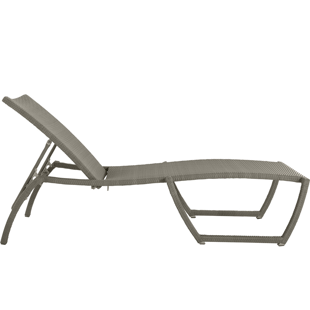 Skye Wicker Outdoor Armless Chaise Lounge
