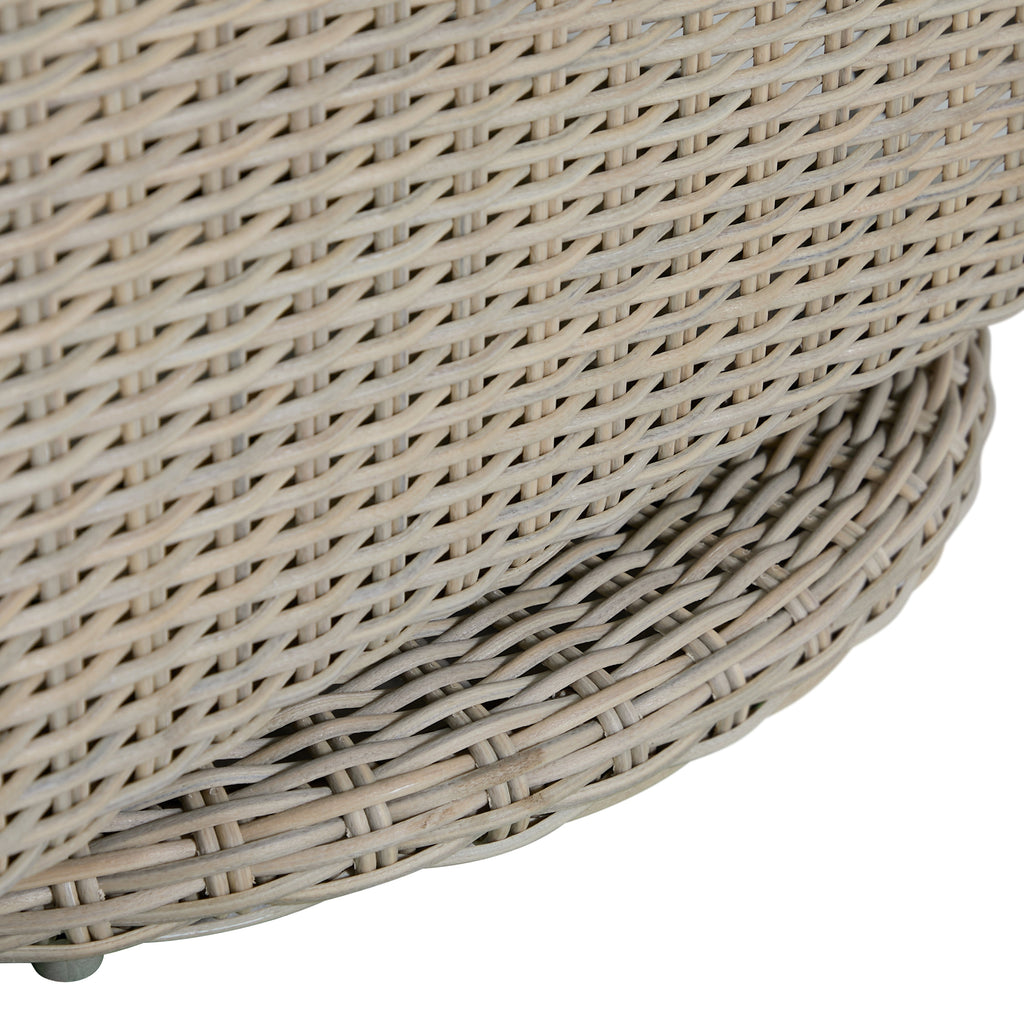 Club Woven Resin Wicker Swivel Glider Chair