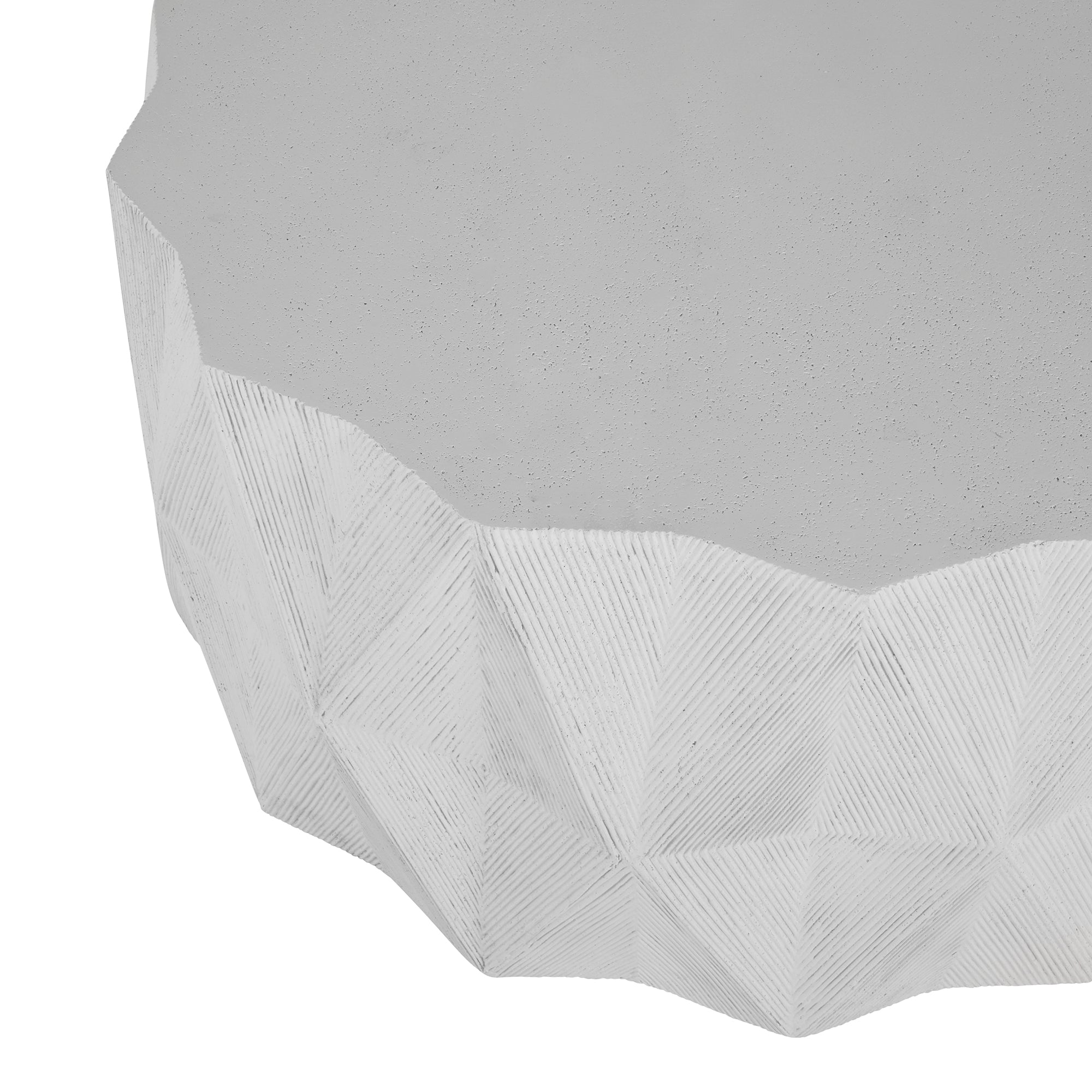 Mandarin 40" Unique Outdoor Pedestal Coffee Table