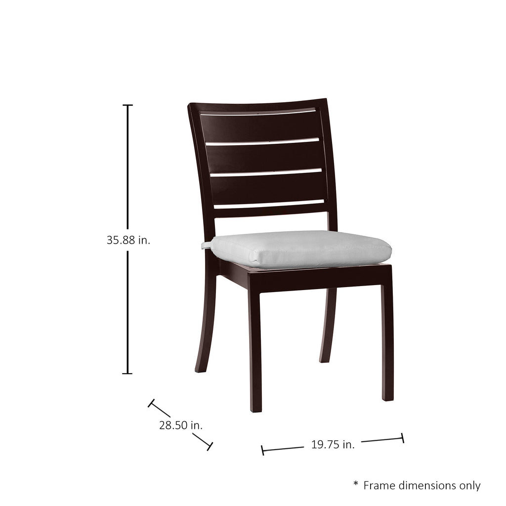 Charleston Aluminum Outdoor Side Chair