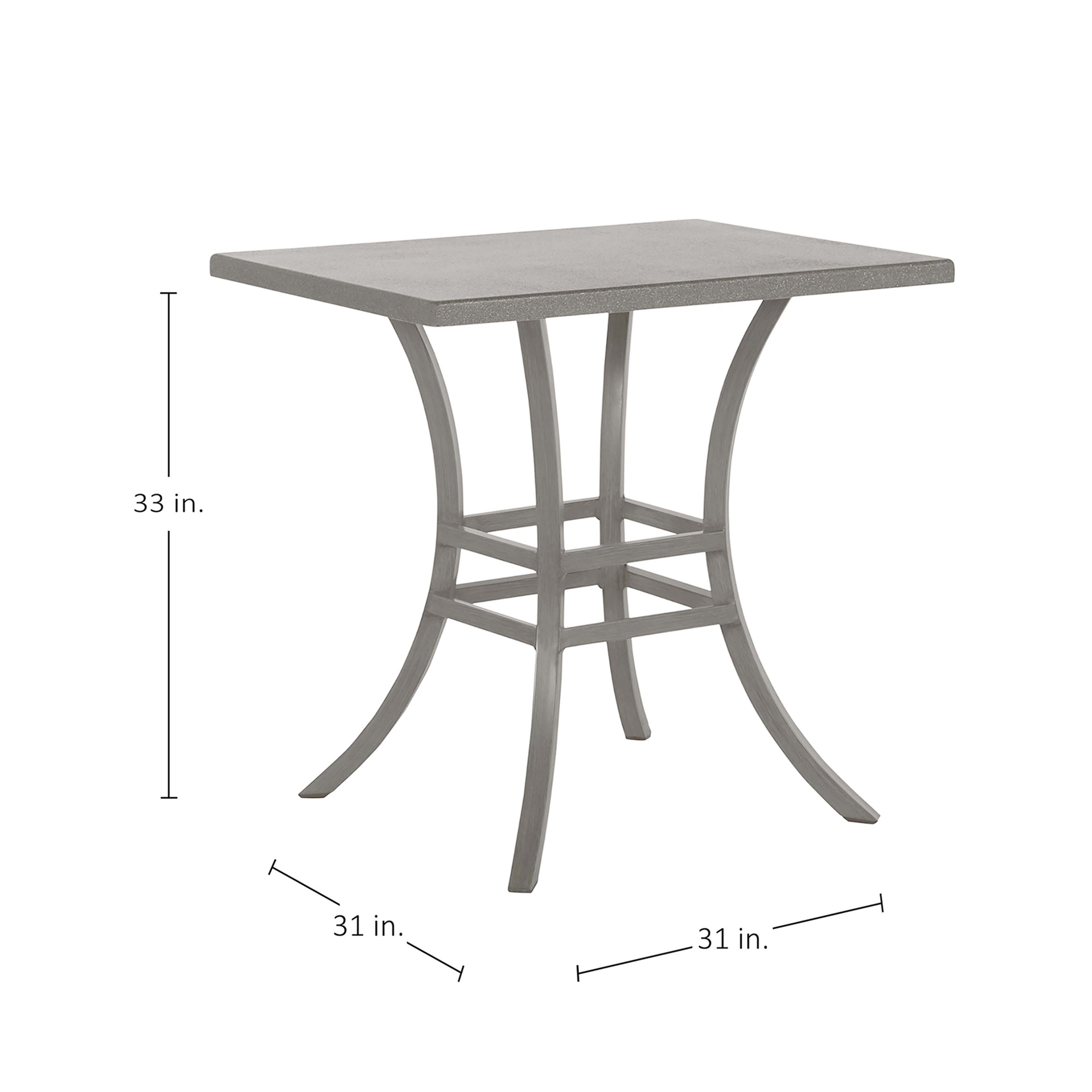 Cort Aluminum Outdoor Pedestal Counter Base