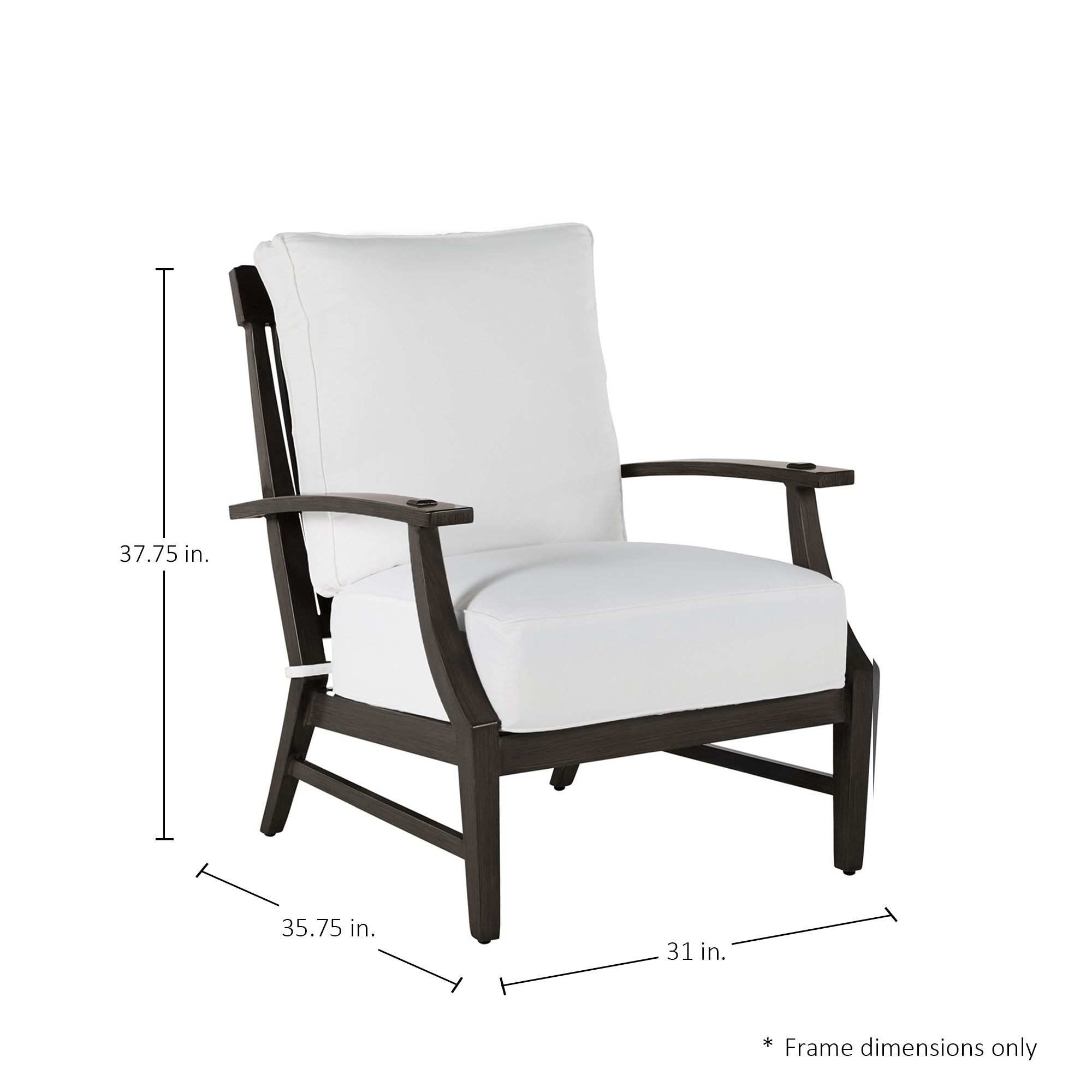 Croquet Aluminum Outdoor Lounge Chair
