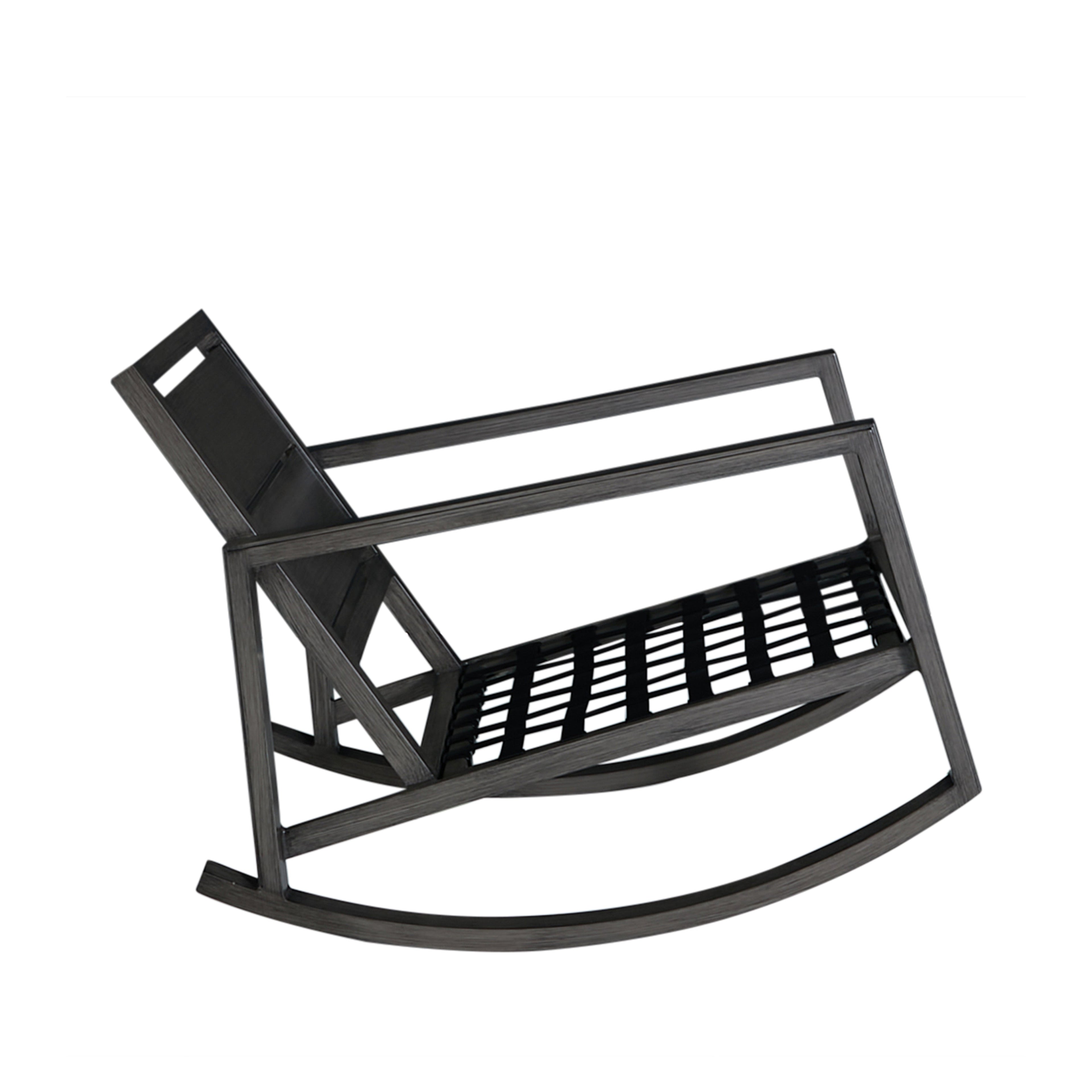 Avondale Aluminum Outdoor Lounge Rocker Chair