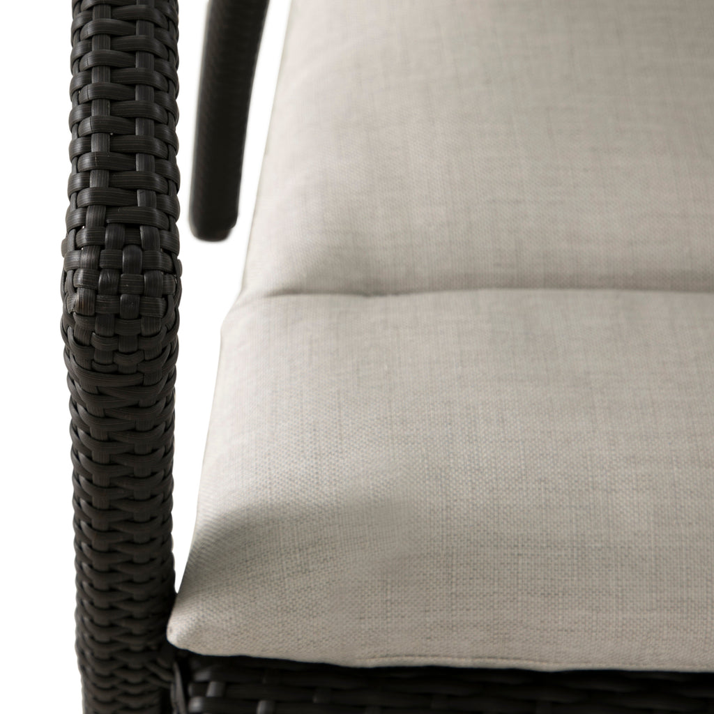 Skye N-Dura Resin Wicker Outdoor Woven Bench