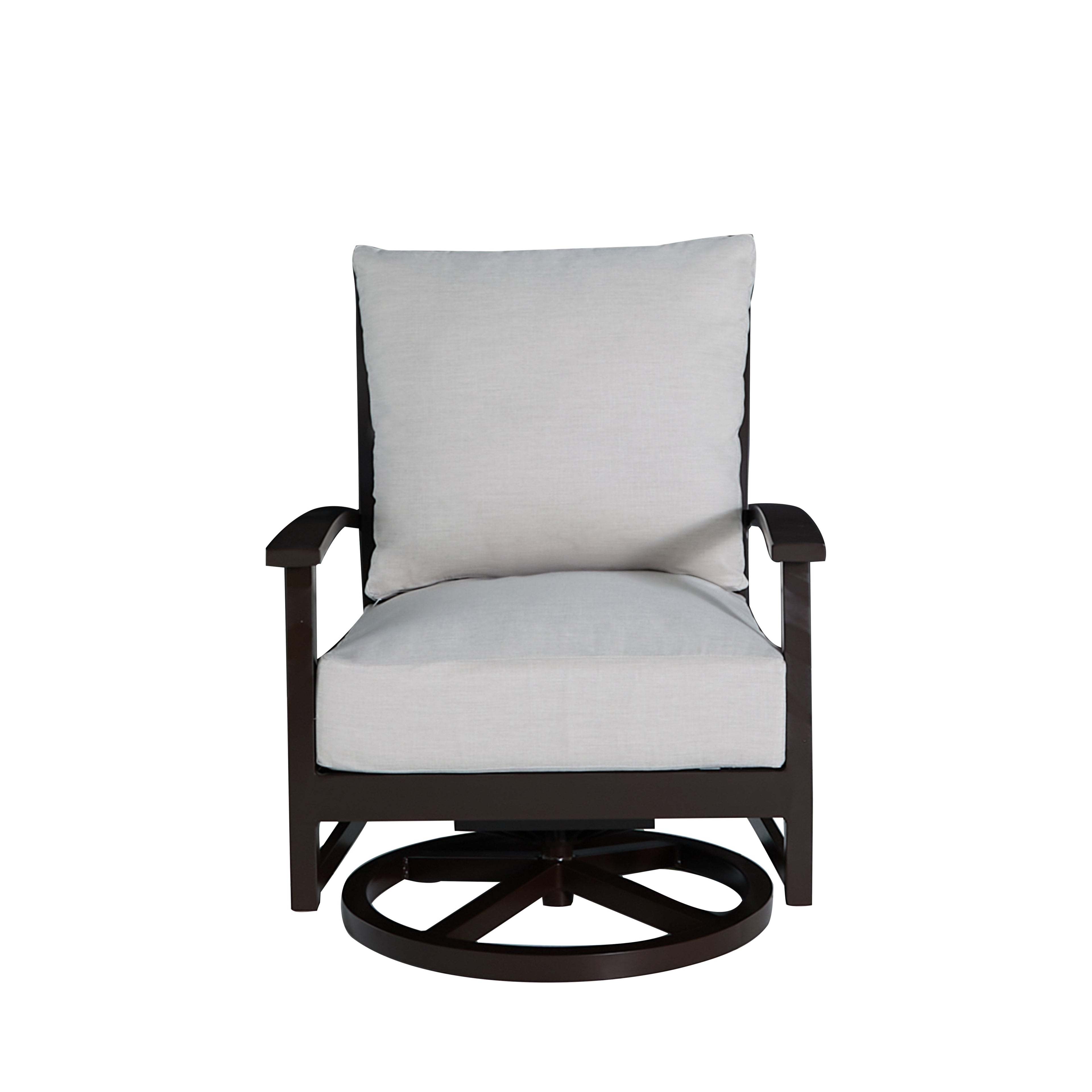 Charleston Aluminum Swivel Rocker Lounge Chair